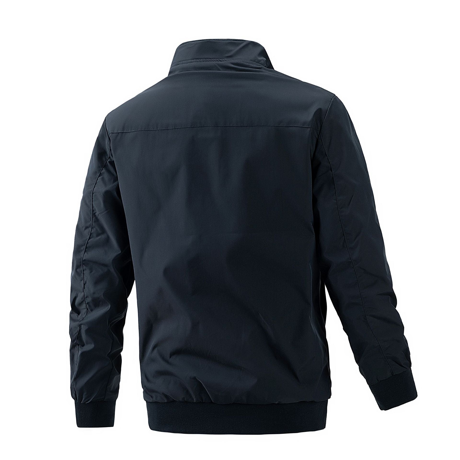Men's bomber jacket with ribbed hem and windproof water-repellent outer material Chichicherry