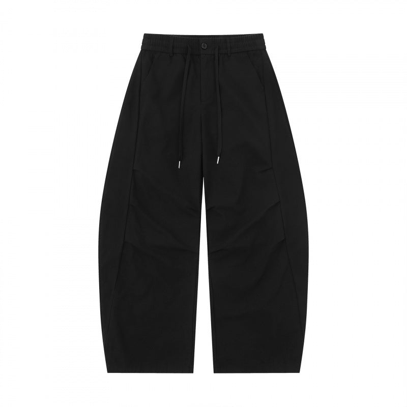Unisex Oversize Balloon Pants with drawstring waistband and boxy silhouette Chichicherry