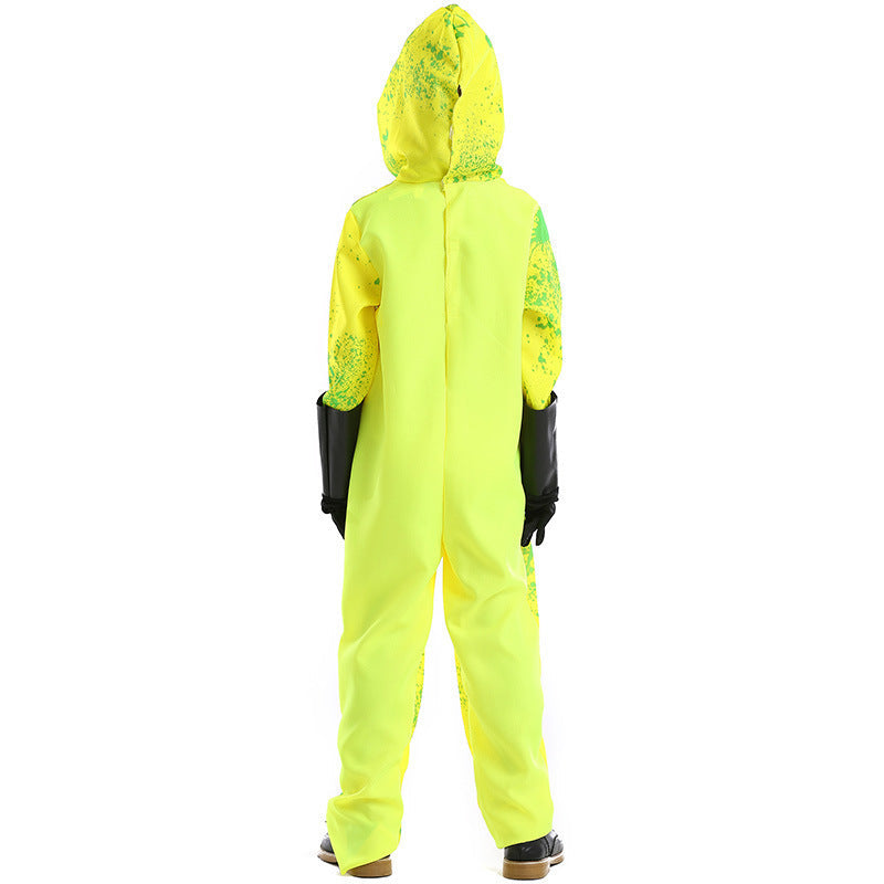 Unisex safety suit with hood and gas mask Chichicherry