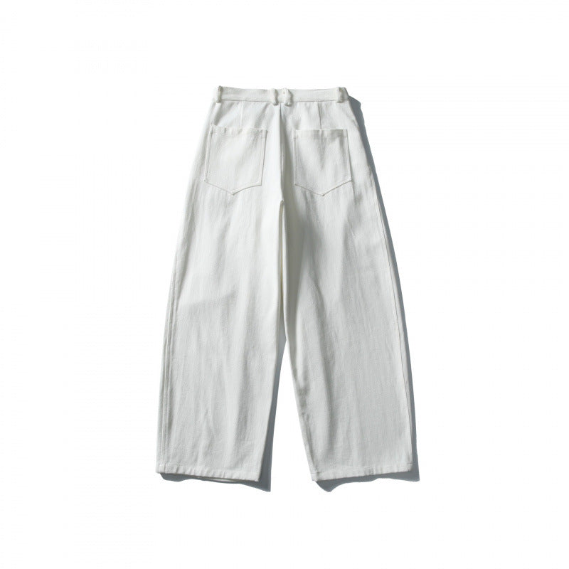 Women wide high-waisted culottes with pleats and side pockets Chichicherry