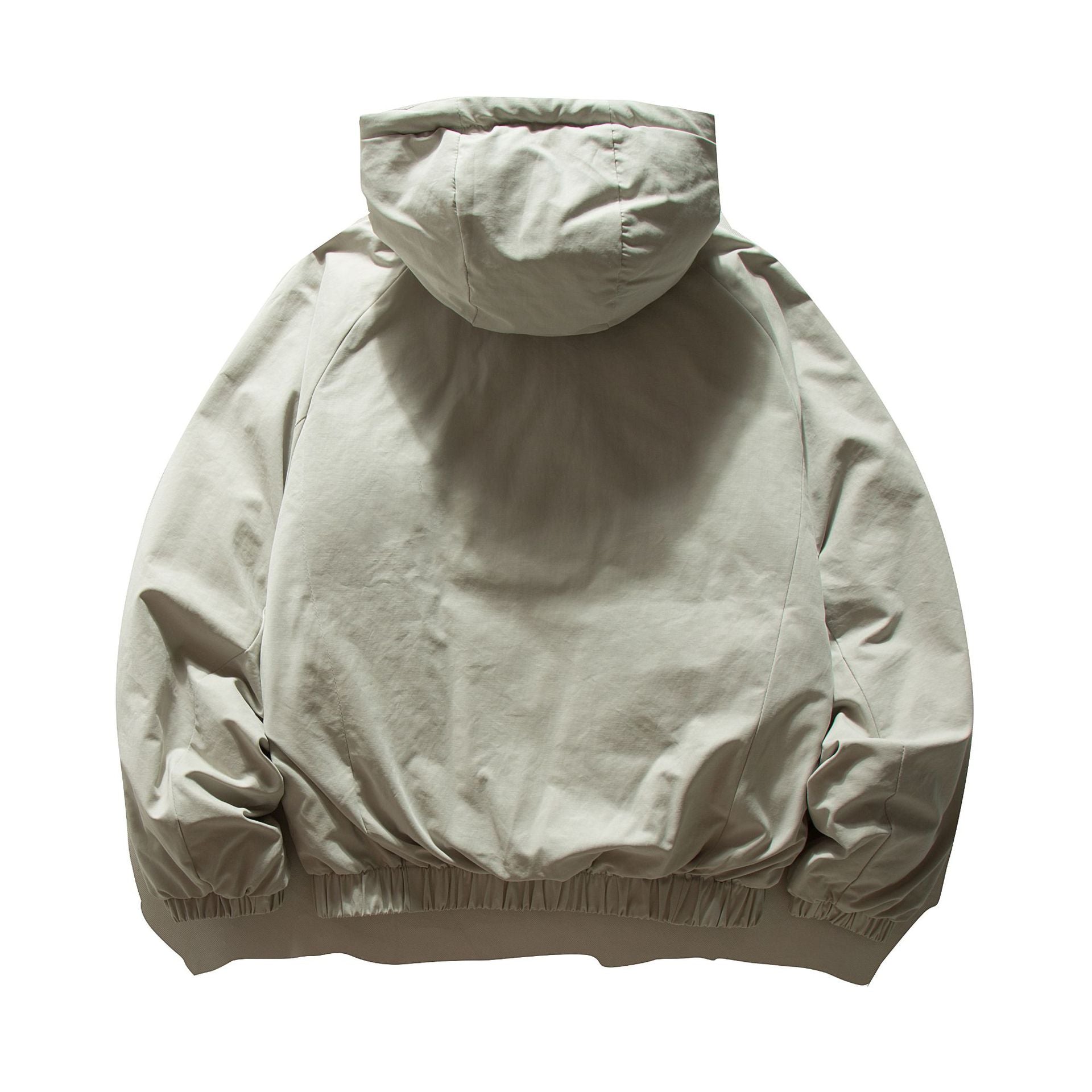 Unisex Oversized padded hoodie jacket with elastic hem and concealed pockets Chichicherry