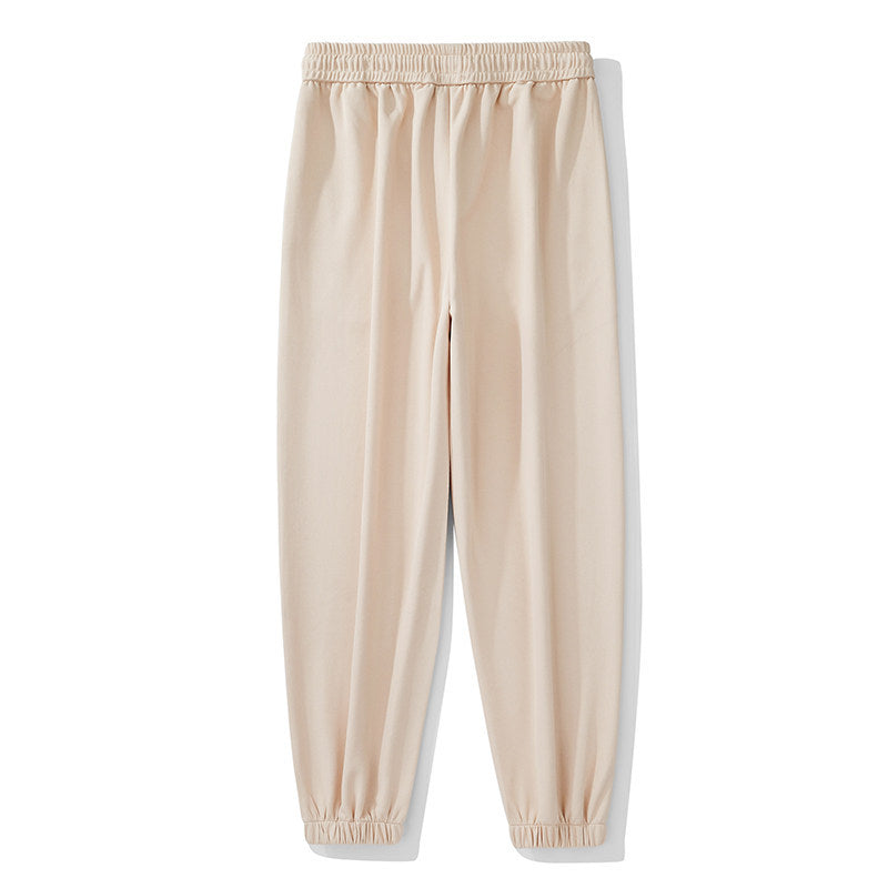 Men's Loose Fit Sweatpants with Elastic Waistband, Drawstring and Cuff Hem Chichicherry