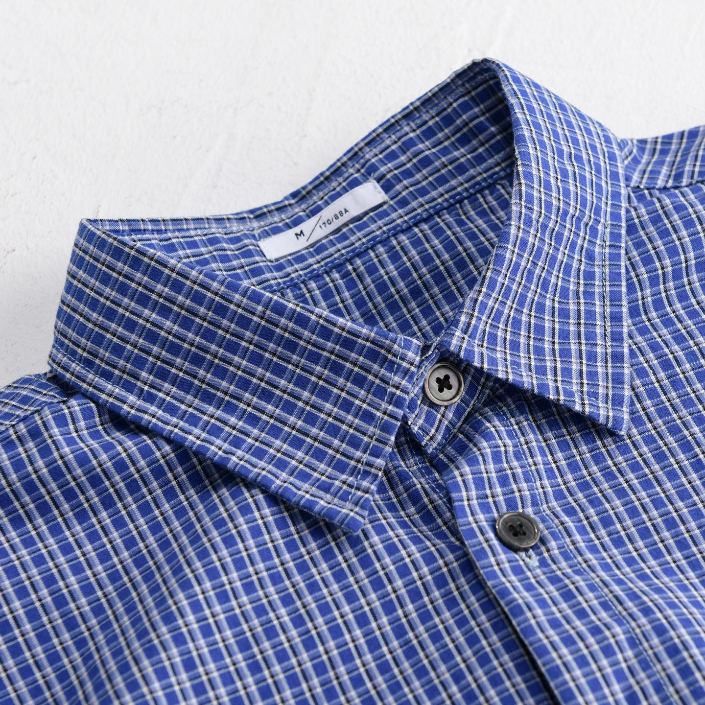 Men's check layering shirt in overshirt style made of soft cotton poplin Chichicherry