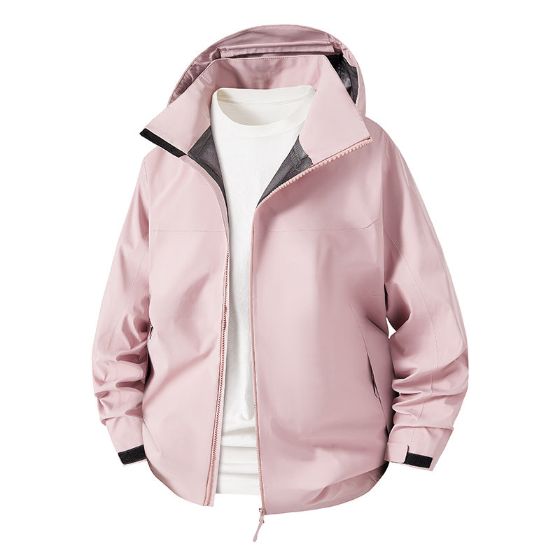 Women Water-repellent Breathable Hooded Jacket with Adjustable Cuffs Chichicherry