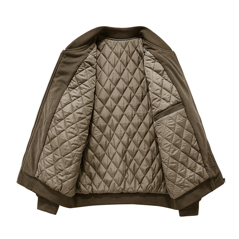 Men's corduroy jacket with quilted thermal lining Chichicherry
