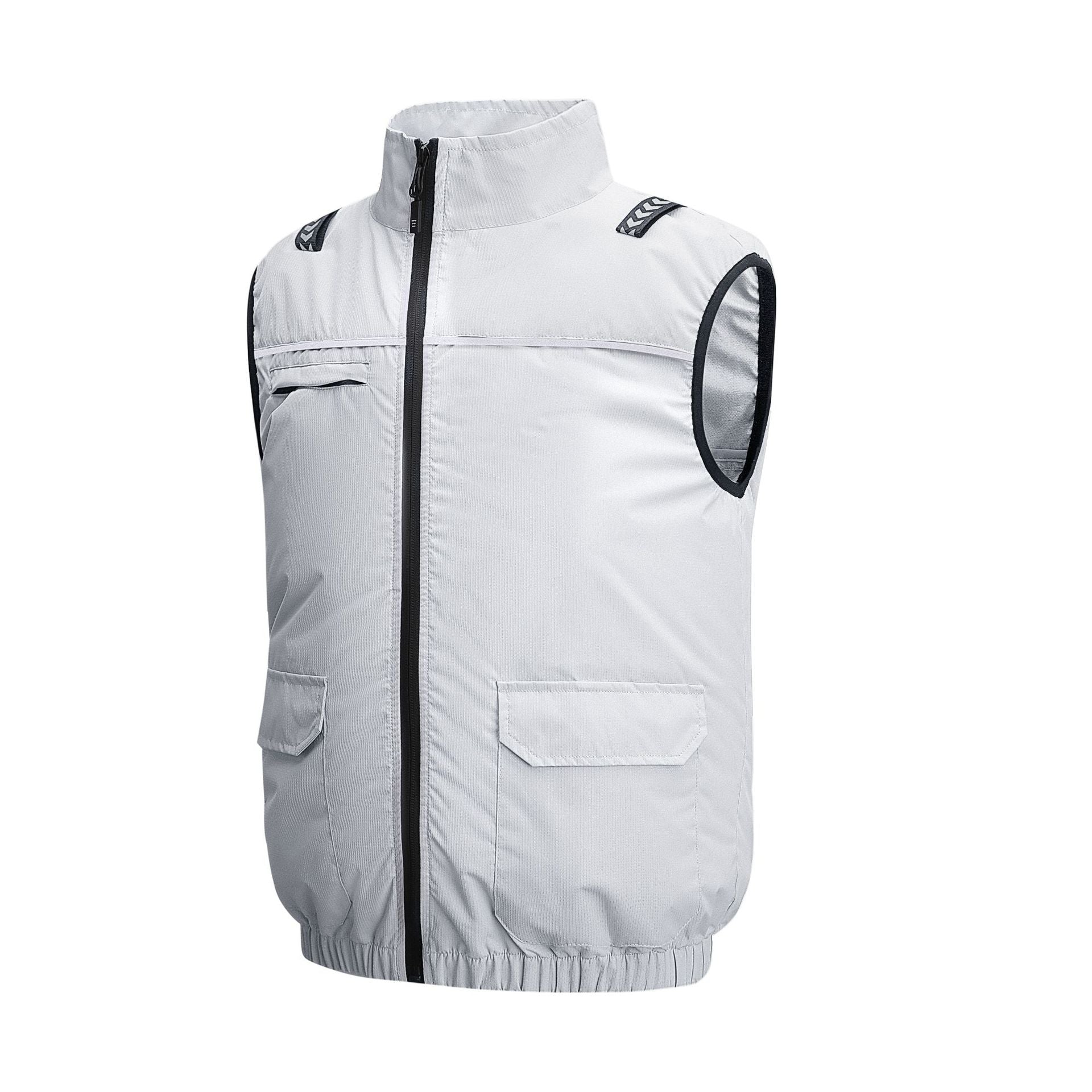 Unisex nan lightweight cooling work vest with integrated fans and external battery Chichicherry