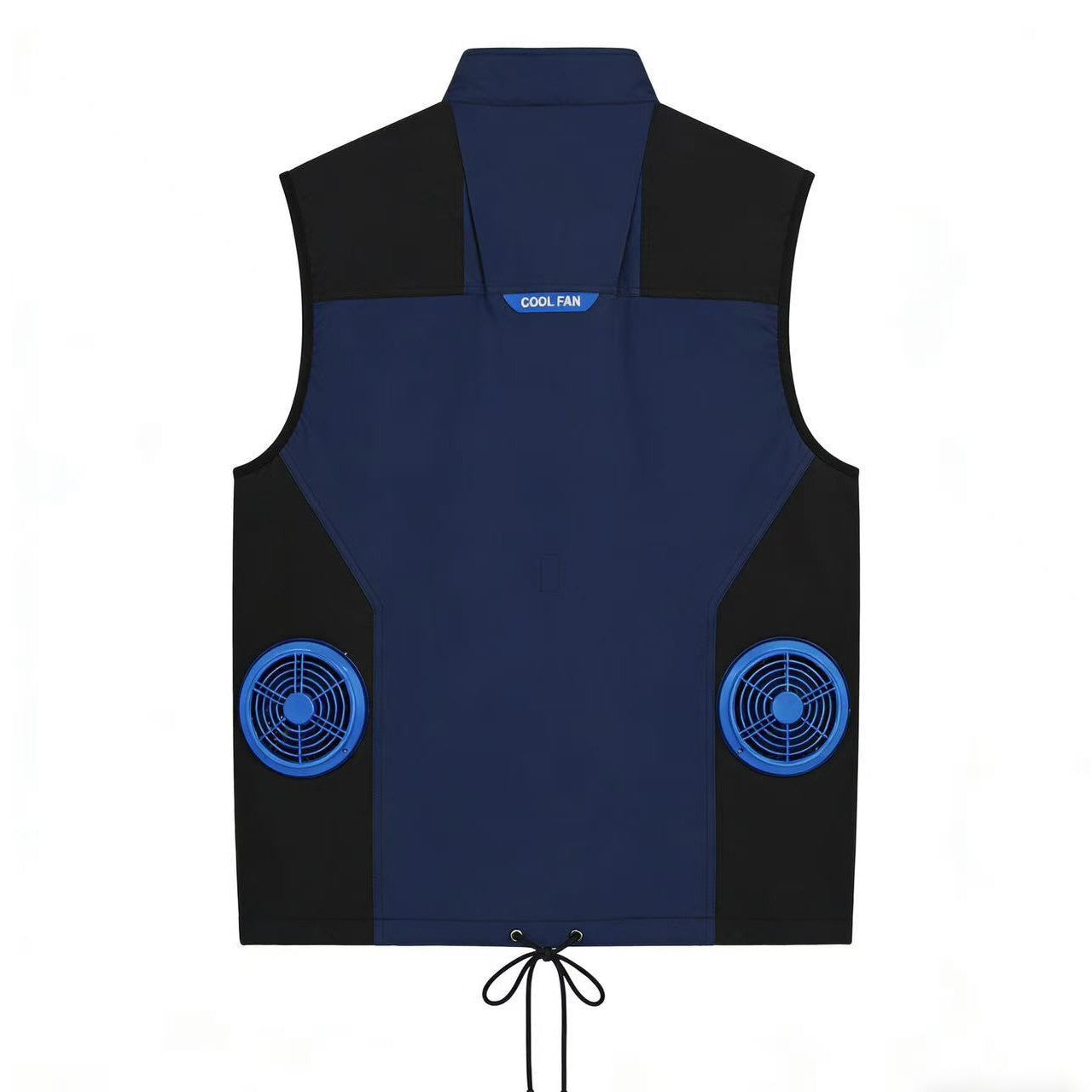 Unisex nan battery-operated cooling vest with integrated fans and reflective safety stripe Chichicherry