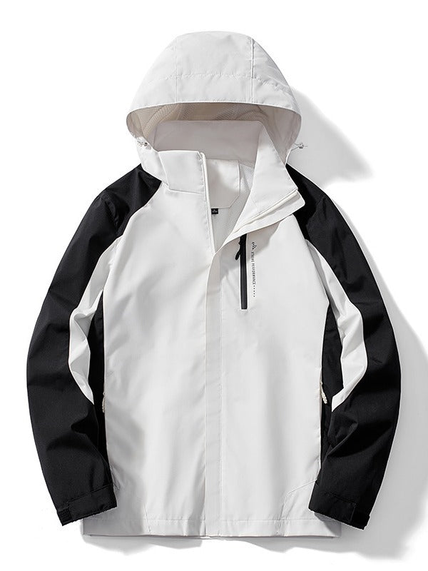 Women's two-layer softshell rain jacket with hood, breathable membrane and chest zip Chichicherry