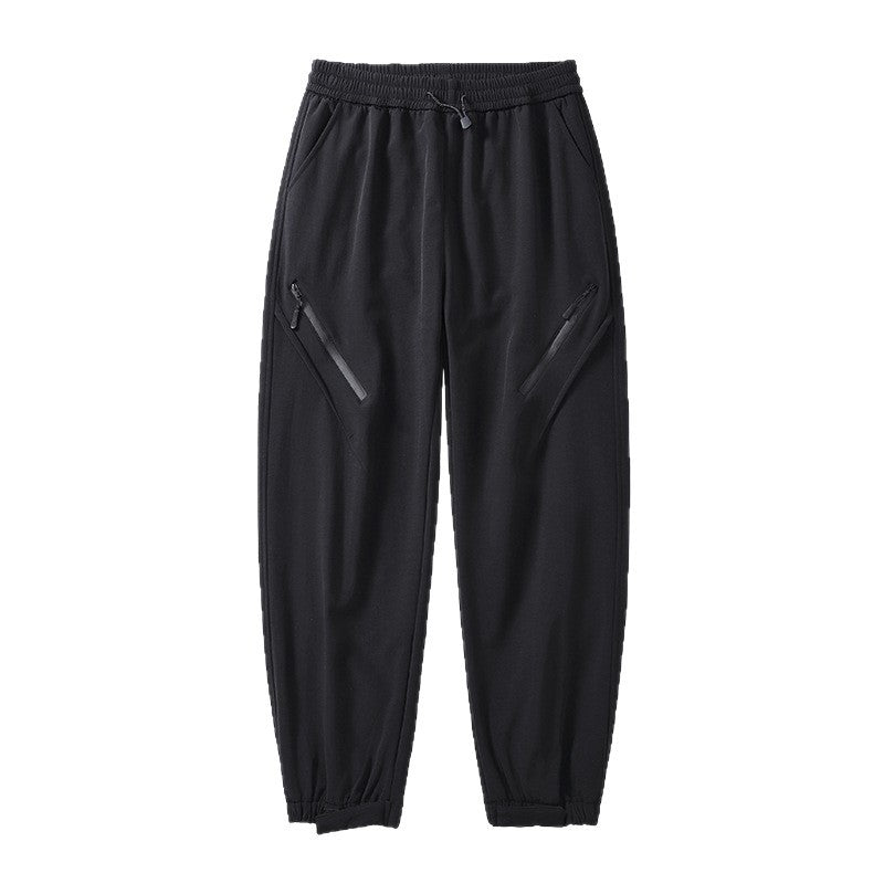 Women's Technical Trekking Jogger Pants with Elastic Waistband, Zipper Pockets and Wind-Resistant Surface Chichicherry