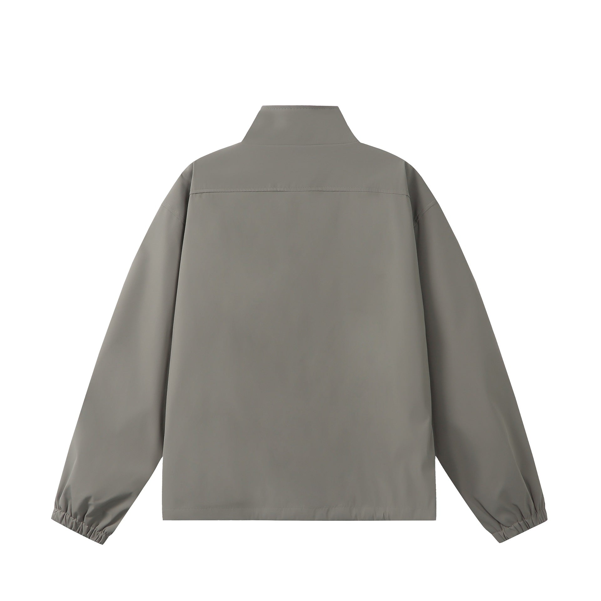 Unisex Lightweight, Packable Functional Jacket in Oversized Boxy Cut with Stand-Up Collar Chichicherry