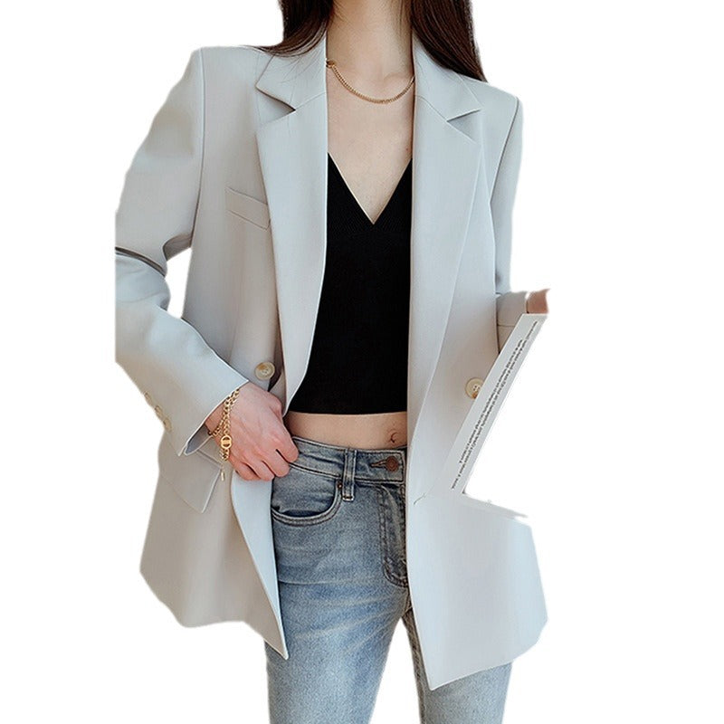 Women Elegant Oversized Blazer Jacket Drune