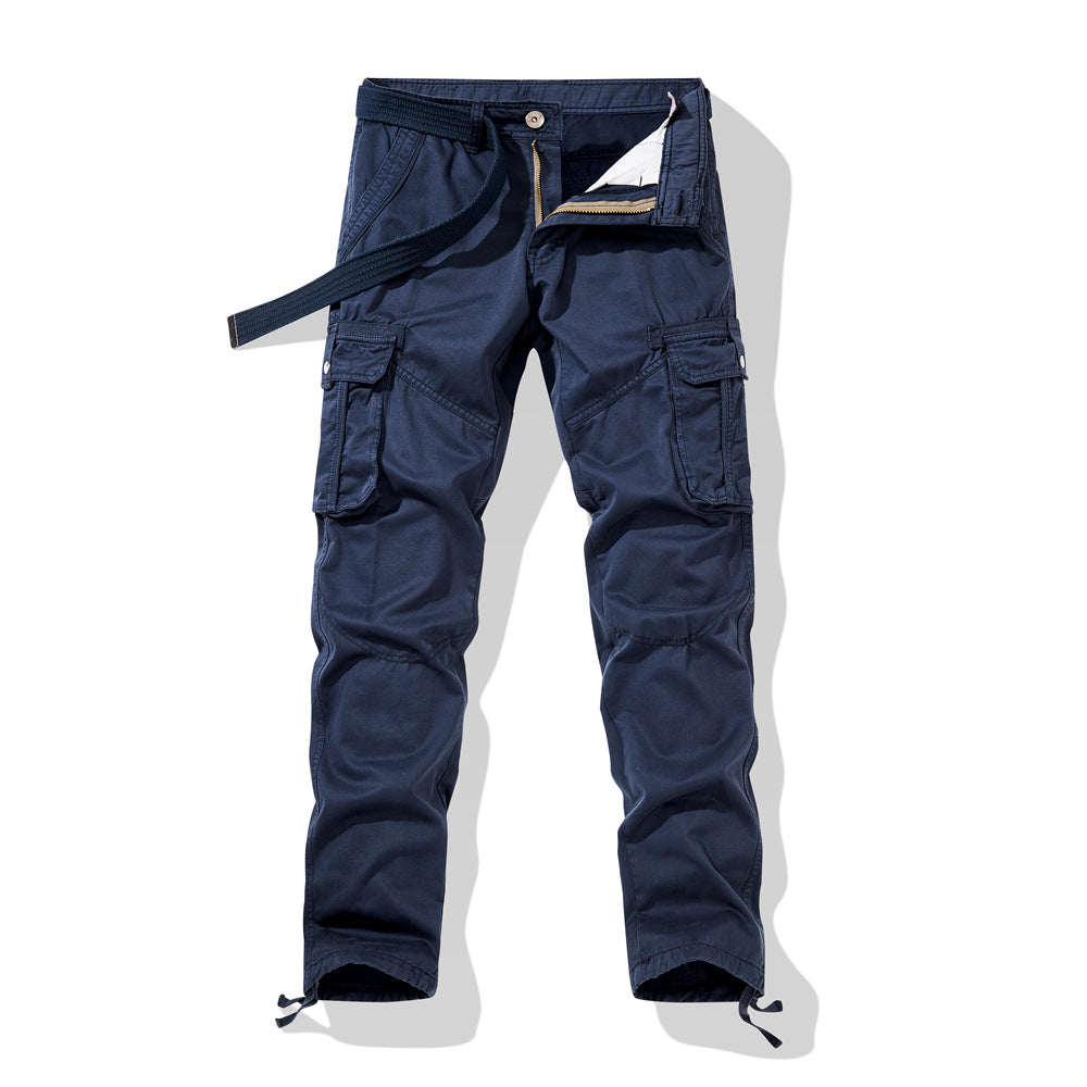 Men's Technical Cargo Work Pants with Reinforced Knees and Adjustable Leg Opening Chichicherry