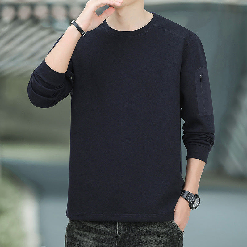 Men's Oversized Sweatshirt with contrasting side pockets and soft fleece lining Chichicherry