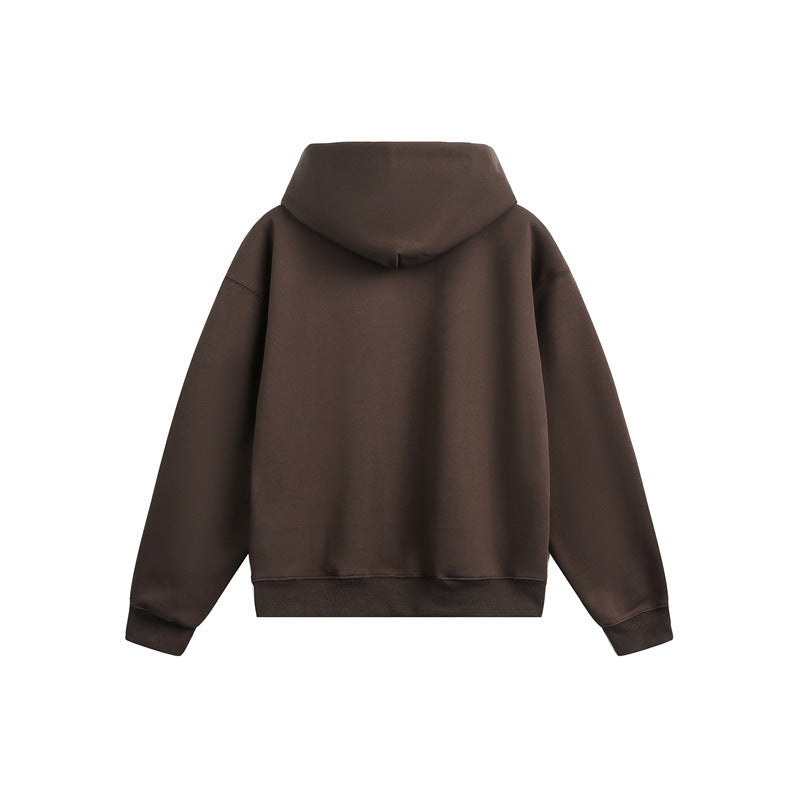 Unisex hoodie with relaxed fit and abstract front print Chichicherry