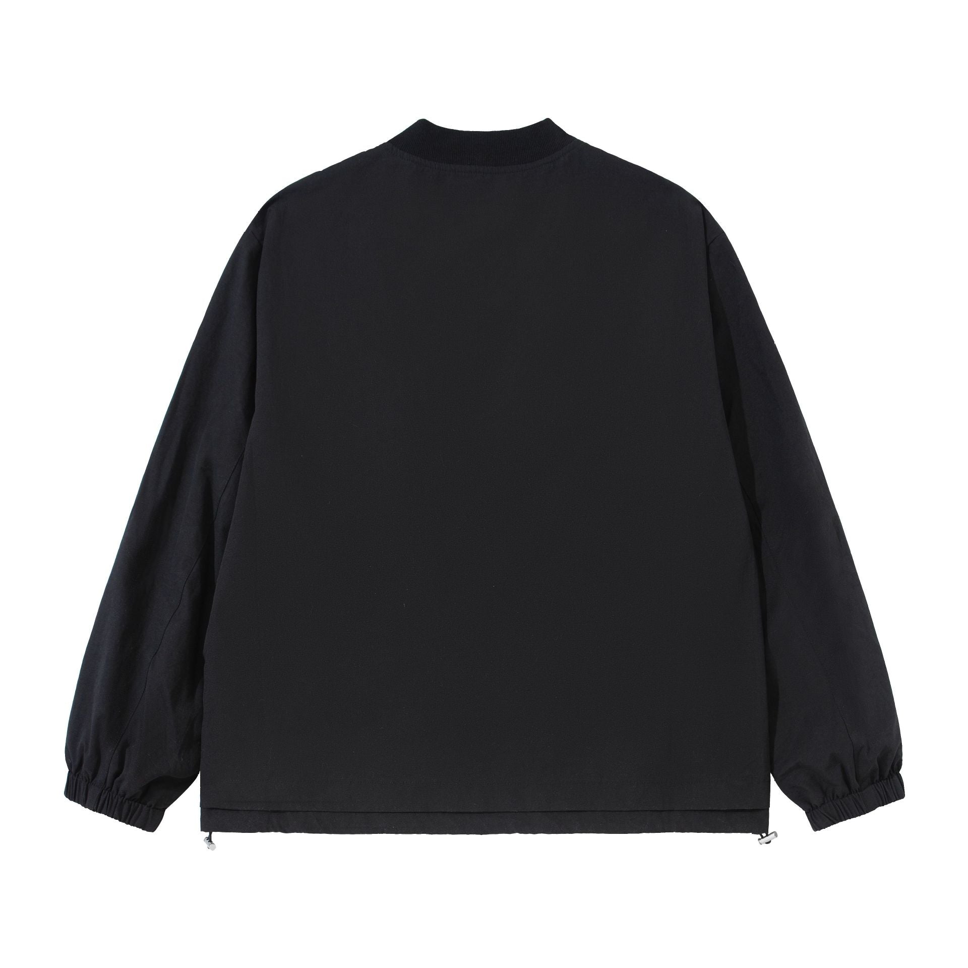 Women's loose-fitting bomber jacket with two-way zipper and drawstring Chichicherry