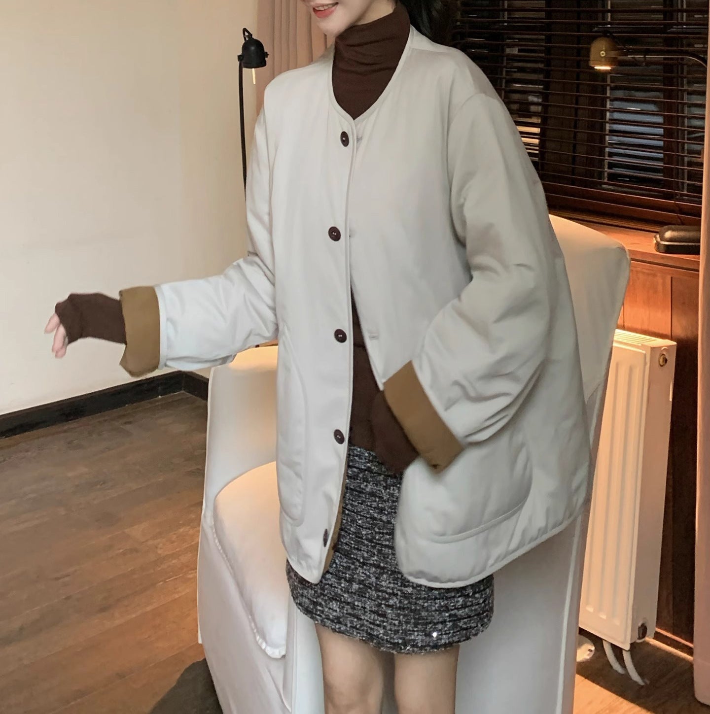 Women Comfortable Oversized Jacket Chichicherry