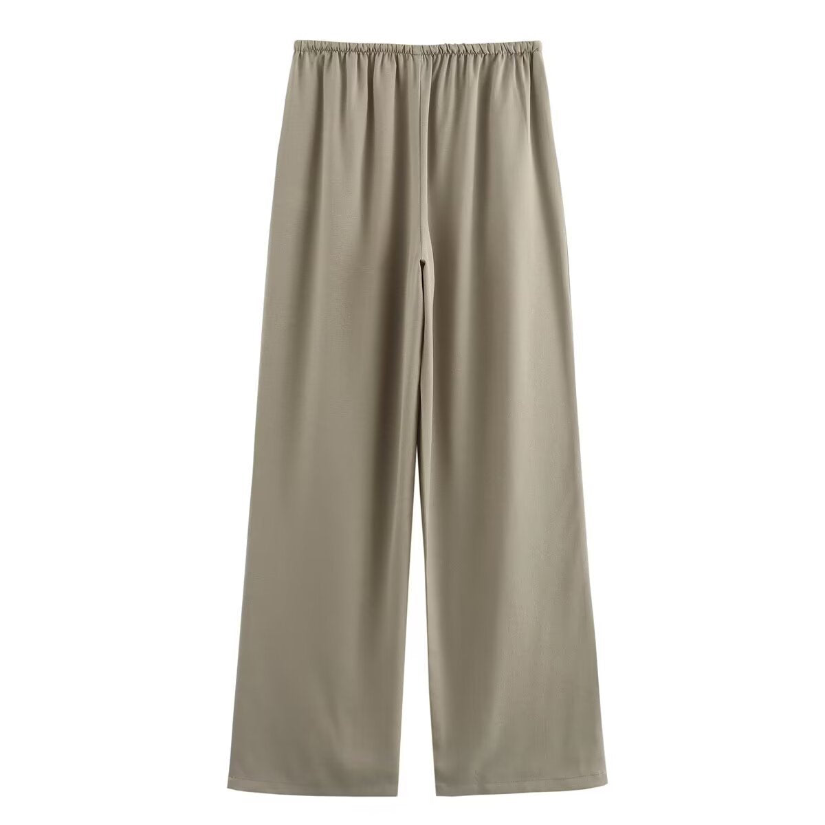 Women's wide lounge pants with elastic drawstring waistband and side pockets Chichicherry