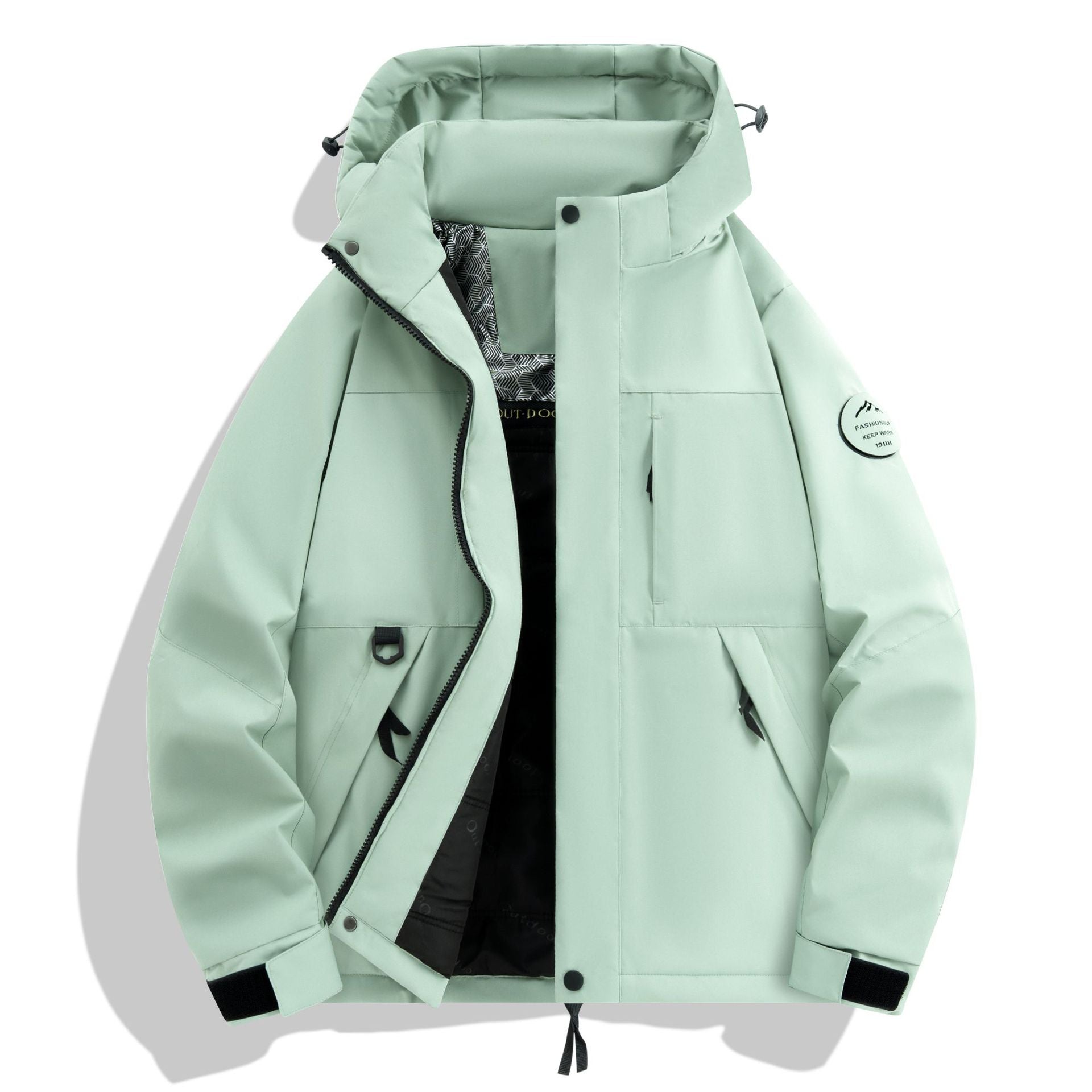 Men's Waterproof and Breathable Softshell Outdoor Jacket Chichicherry