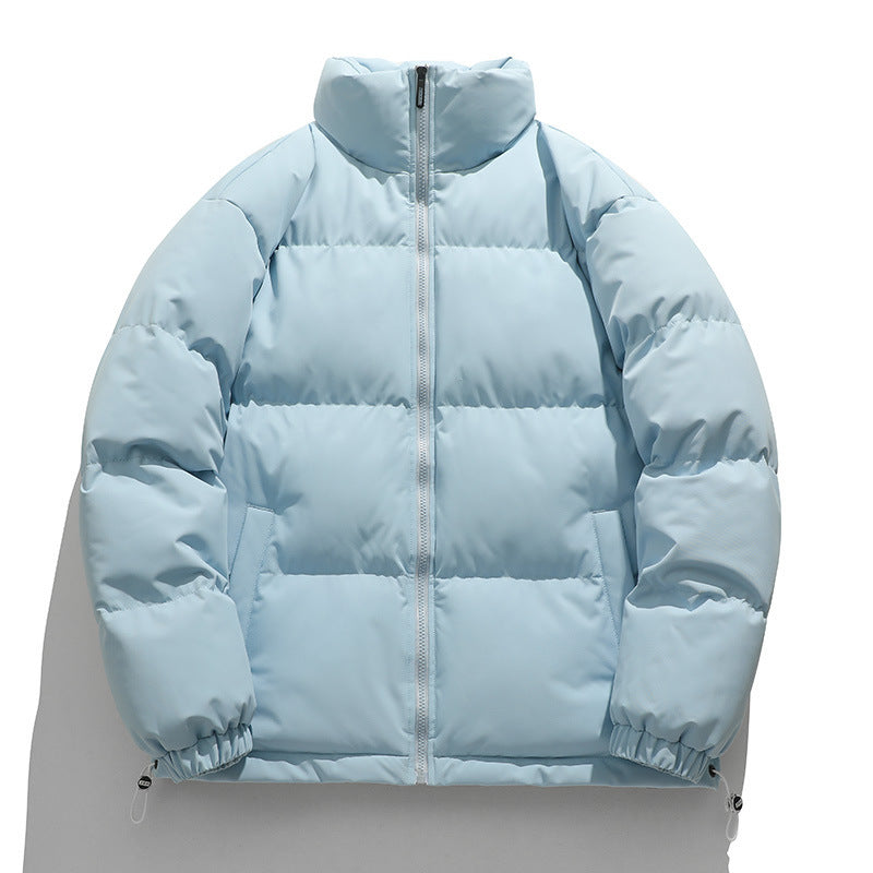 Unisex Padded Quilted Transitional Jacket with High Collar and Adjustable Hem Chichicherry