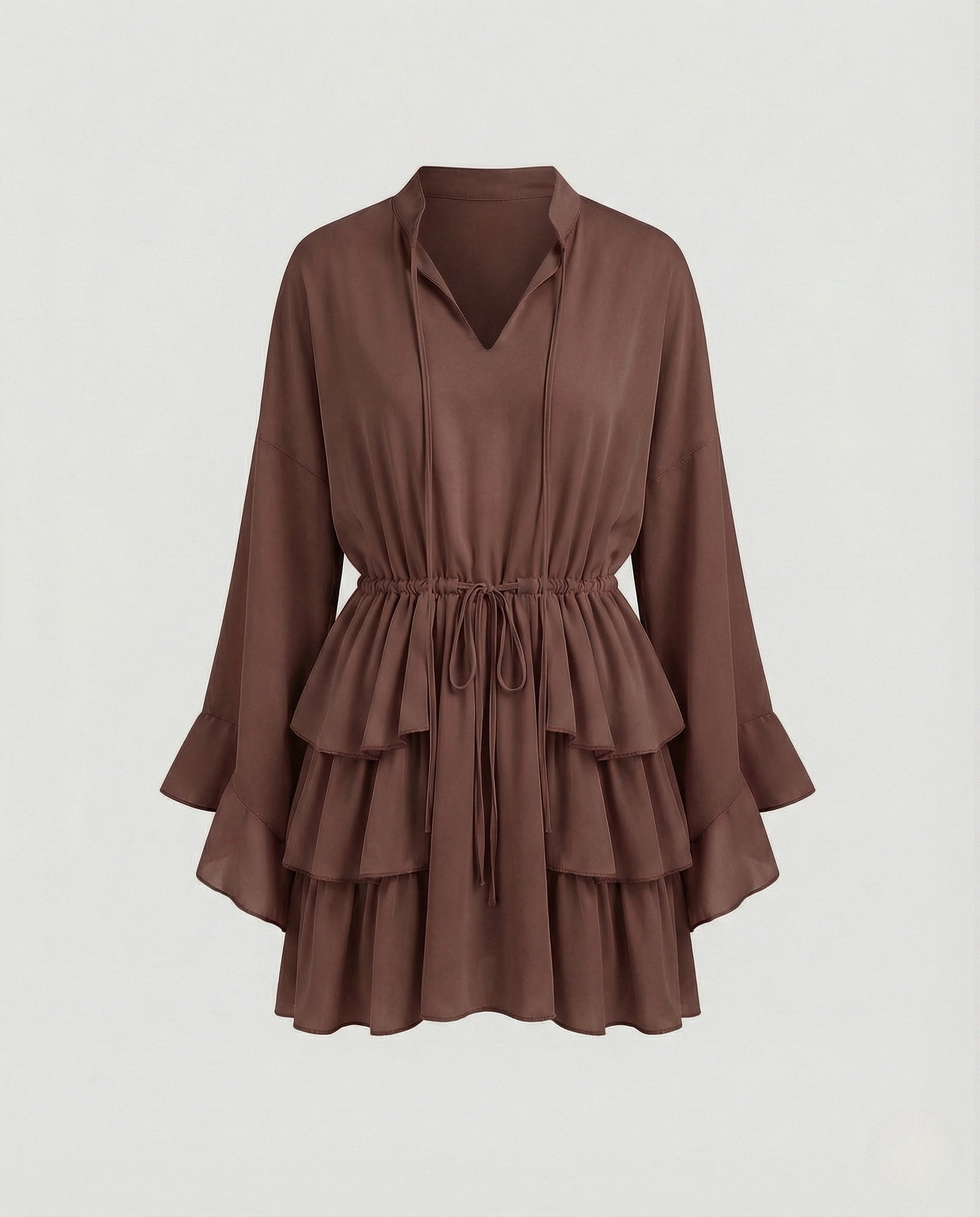 Leisure Dress Women's Tiered Dress Short
