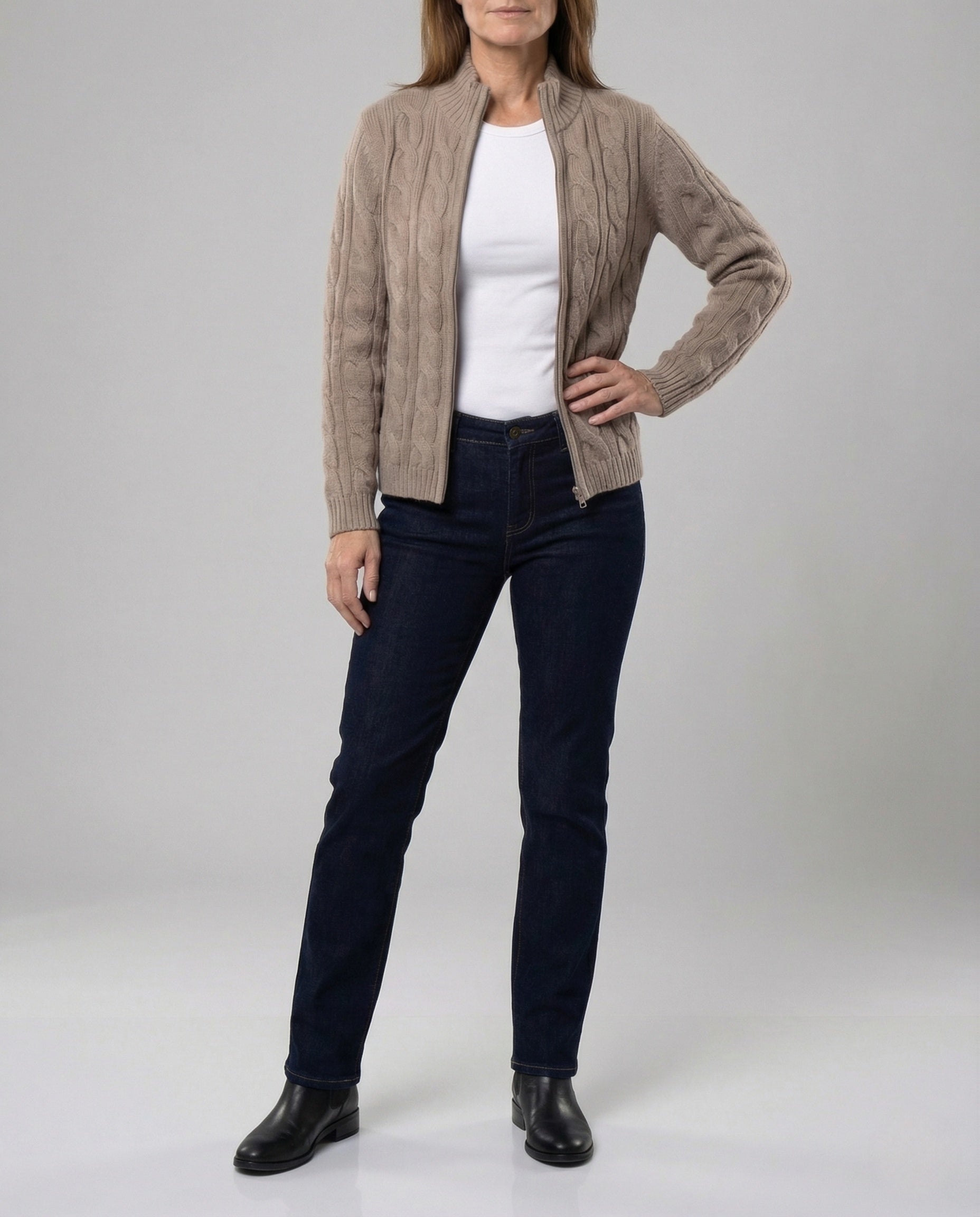 Women Wide High Waist Jeans