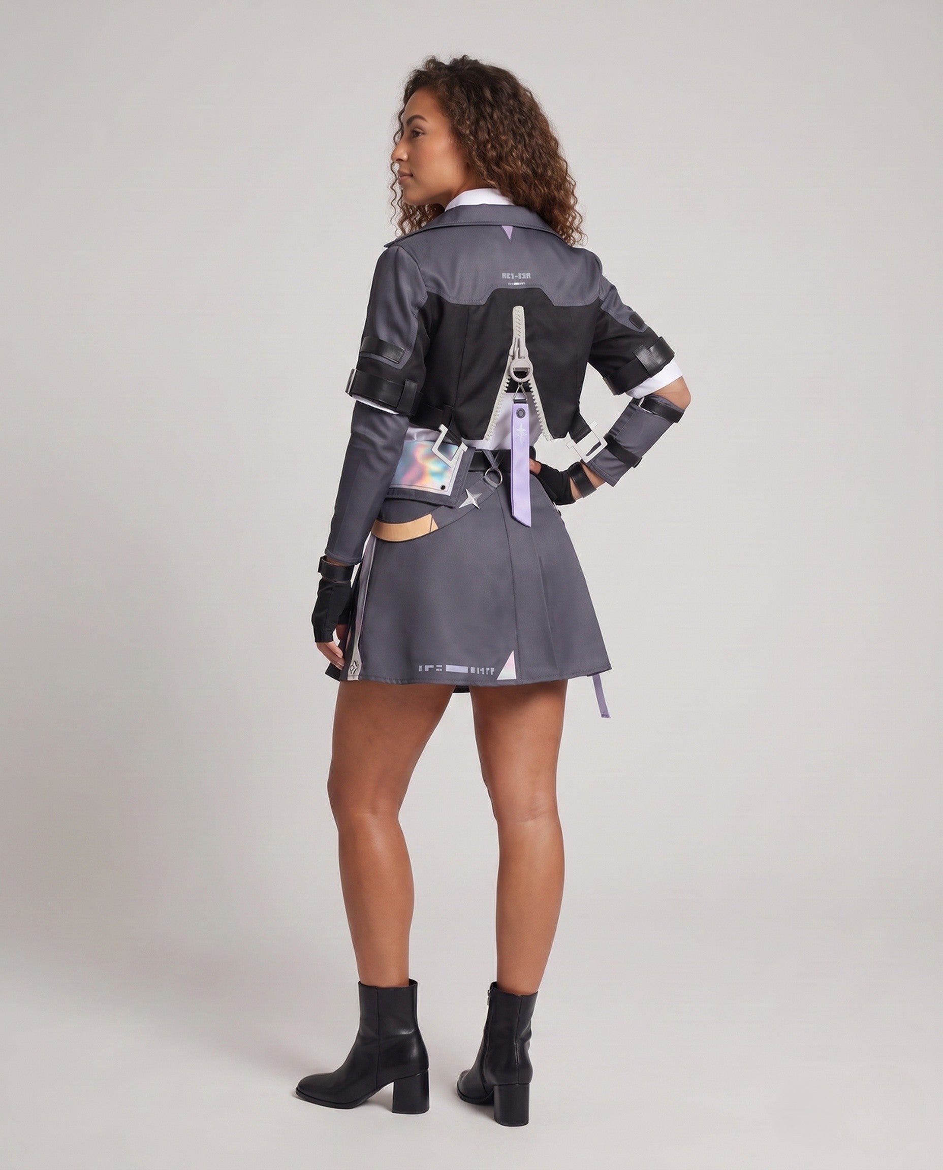 Women's cosplay costume set with fashionable jacket-skirt style and various accessories Chichicherry