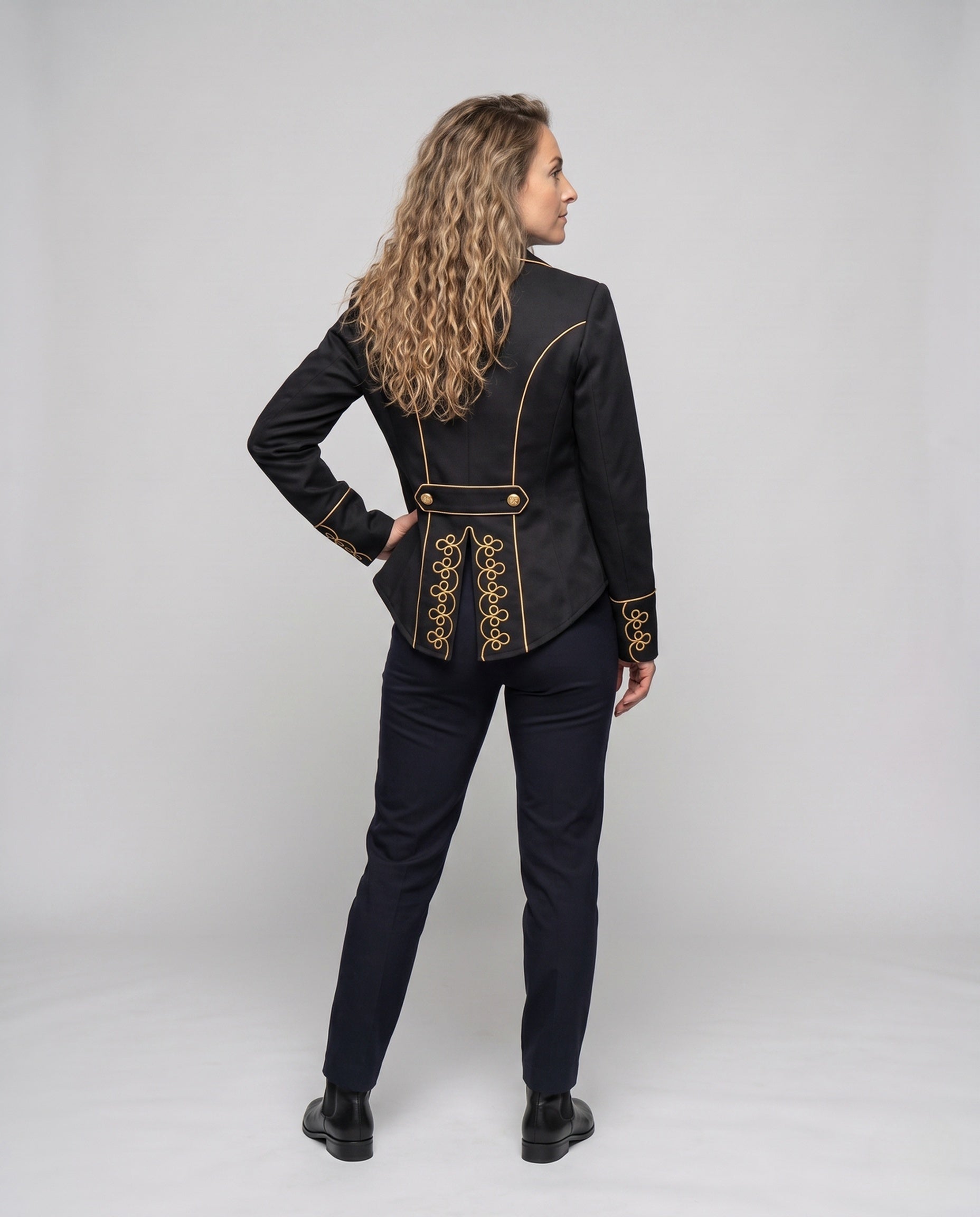 Women's historical tailcoat with intricate decorations Chichicherry