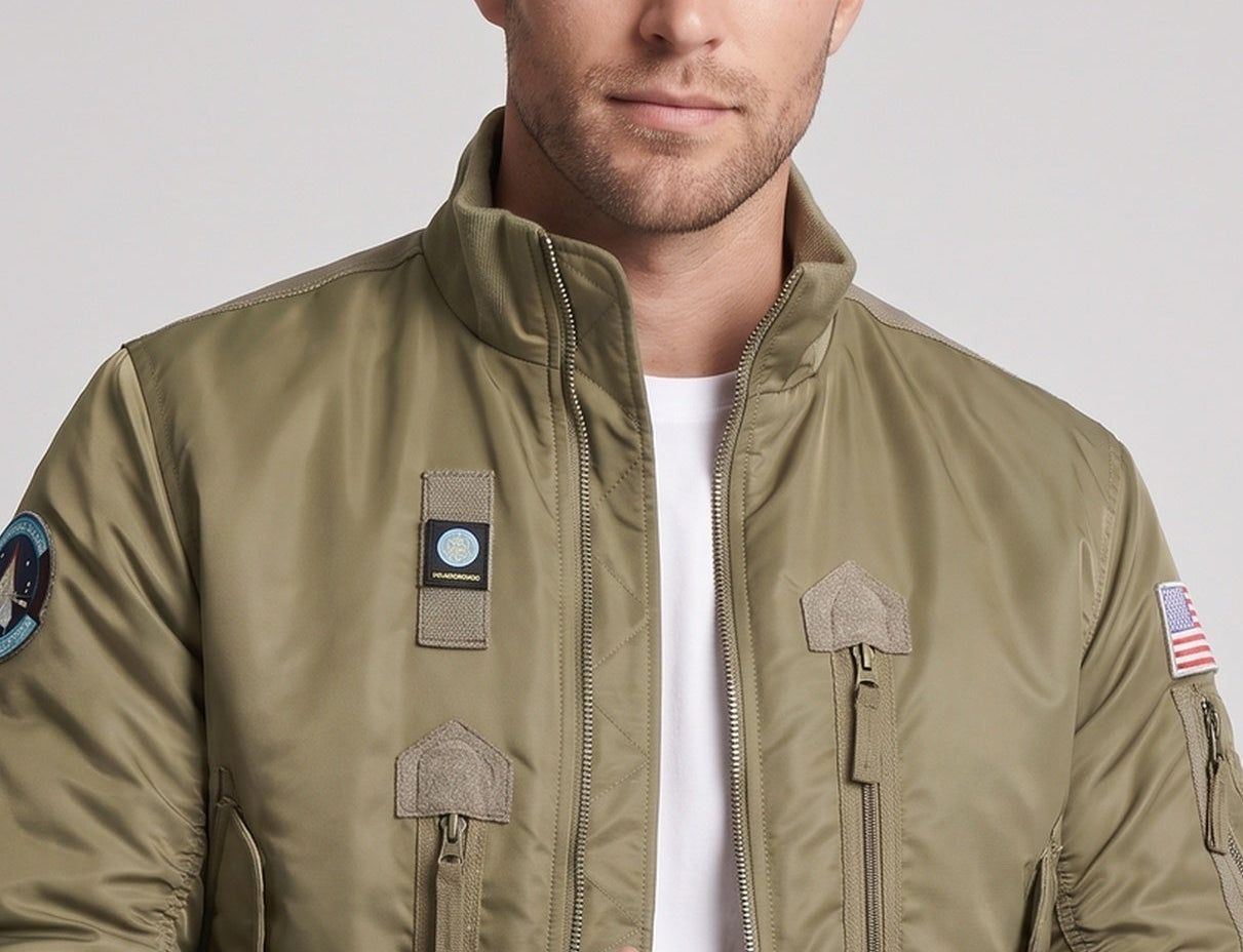 Men's Fashion Bomber Jacket Chichicherry