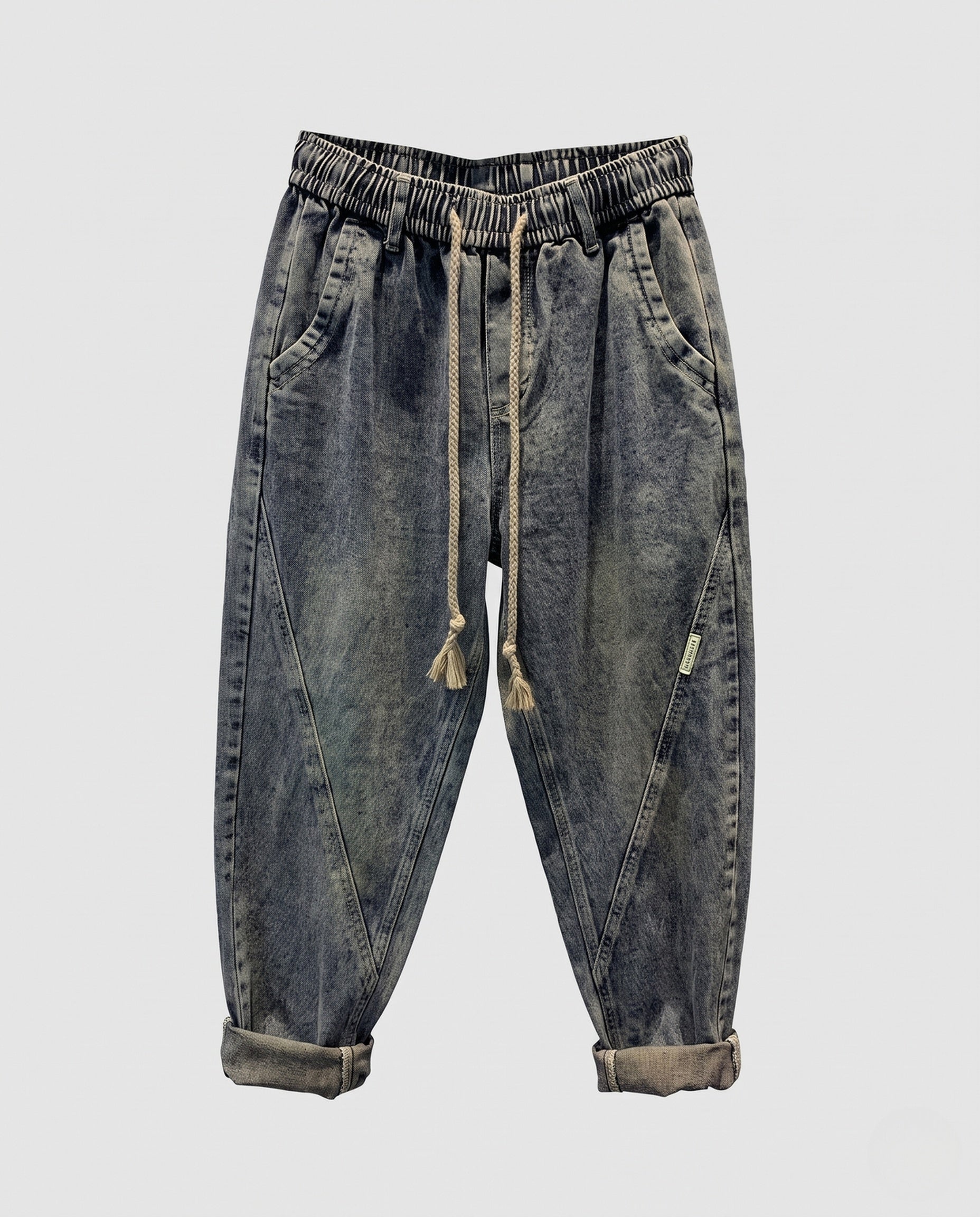 Ladies Comfortable Denim Harem Pants Chichicherry