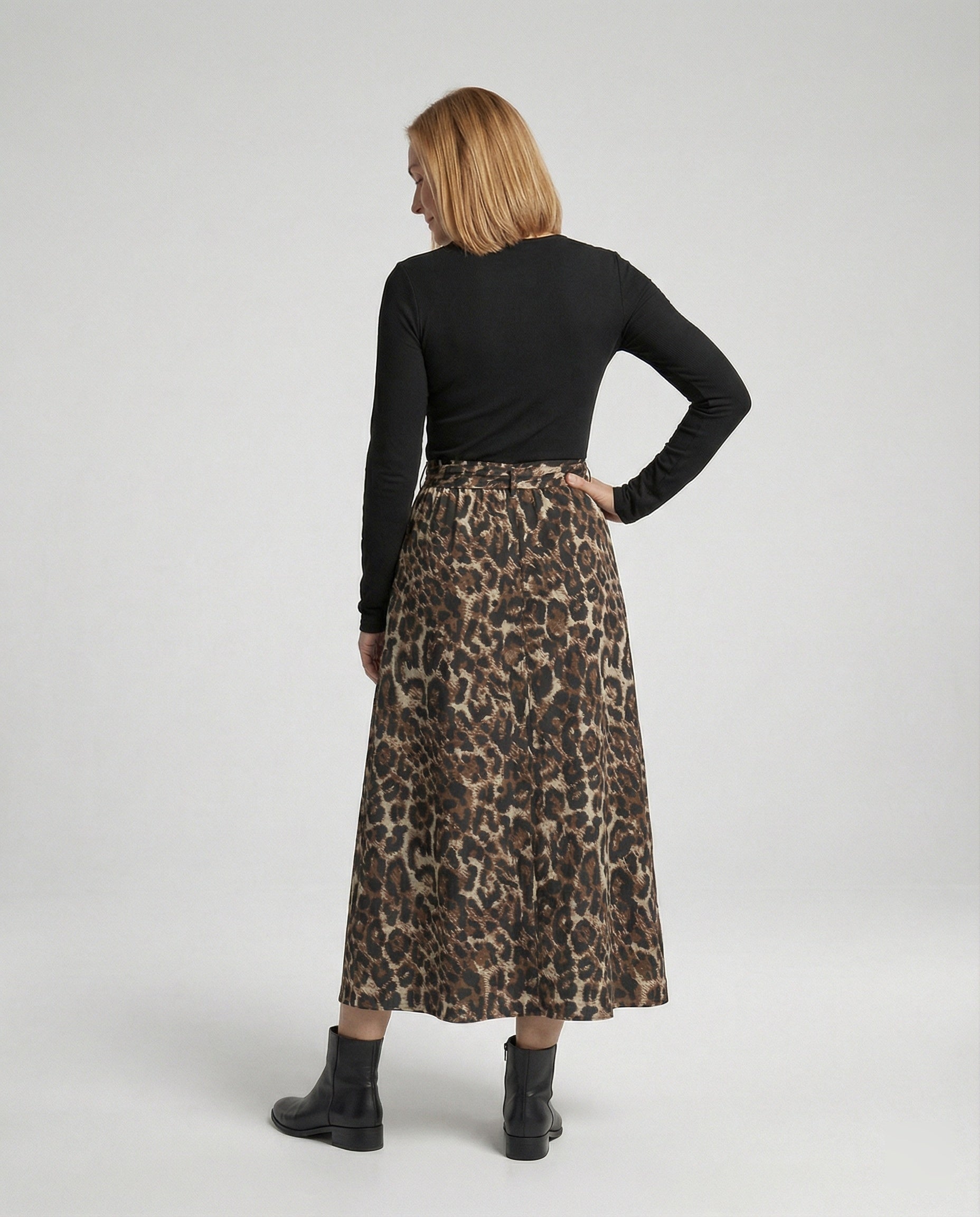 Women's Maxi Skirt with Print Summer