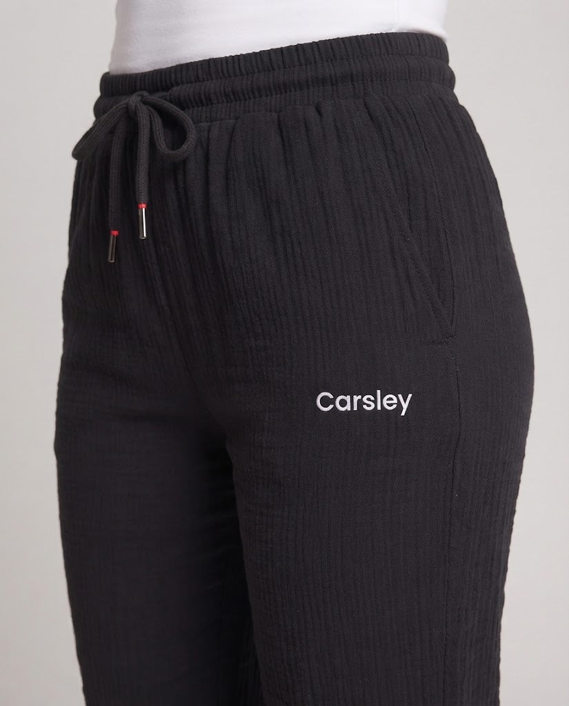 Ladies Comfortable Casual Pants with Loose Fit Chichicherry