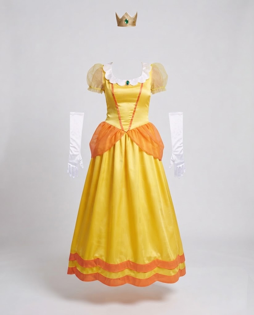 Women’s princess costume with ruffles and accessories Chichicherry