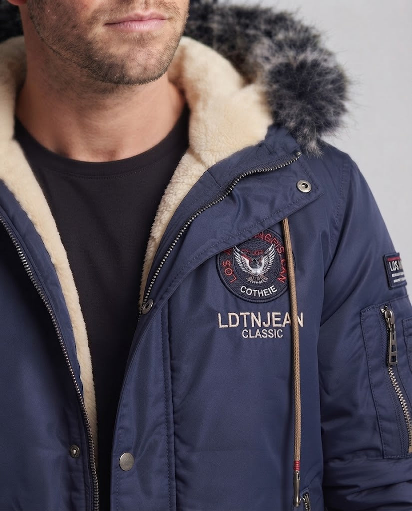 Men's winter jacket with teddy lining Chichicherry