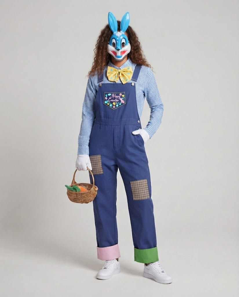 Women's costume with pants flap and playful rabbit motif Chichicherry
