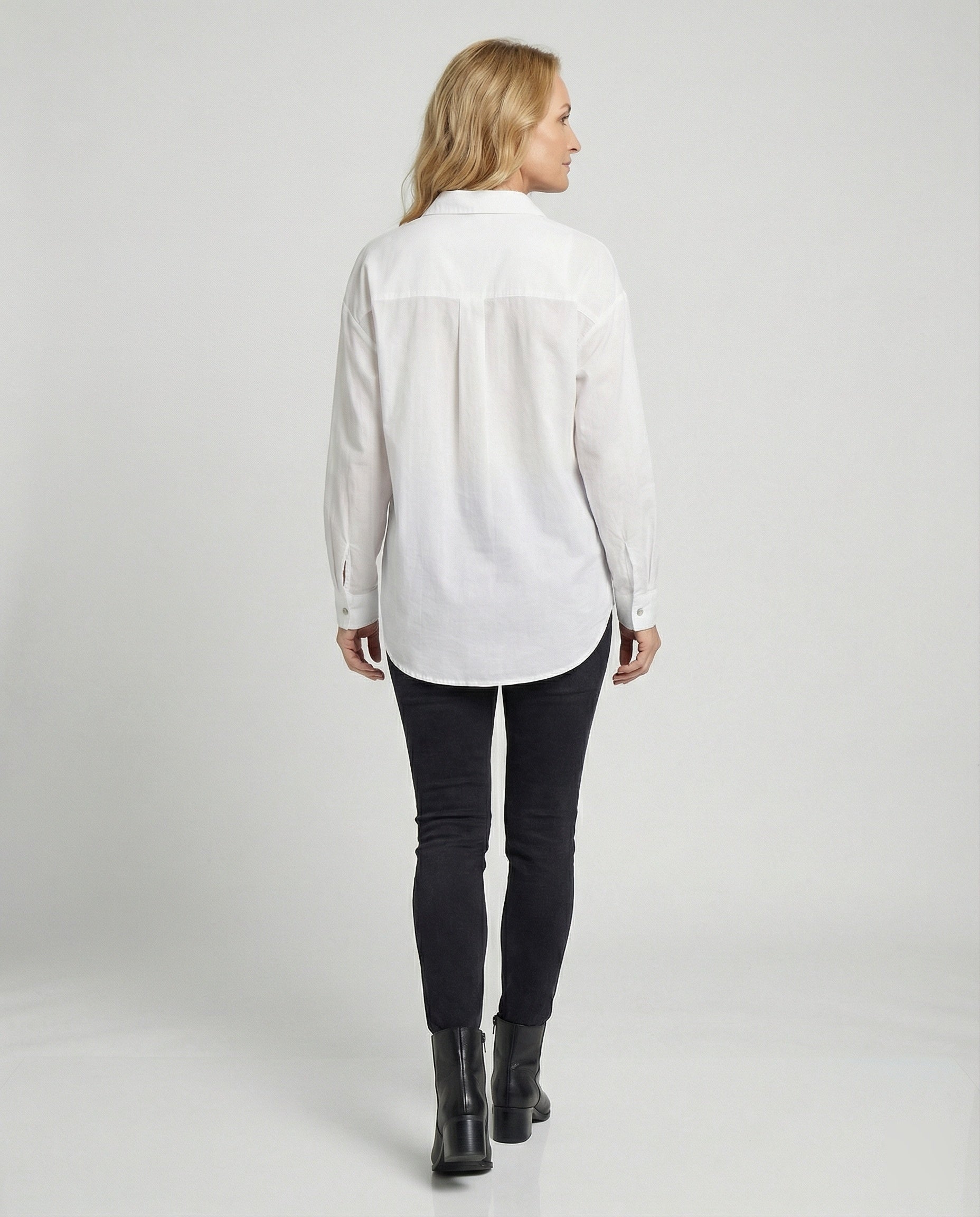 Women's Blouse Silk Look Oversize