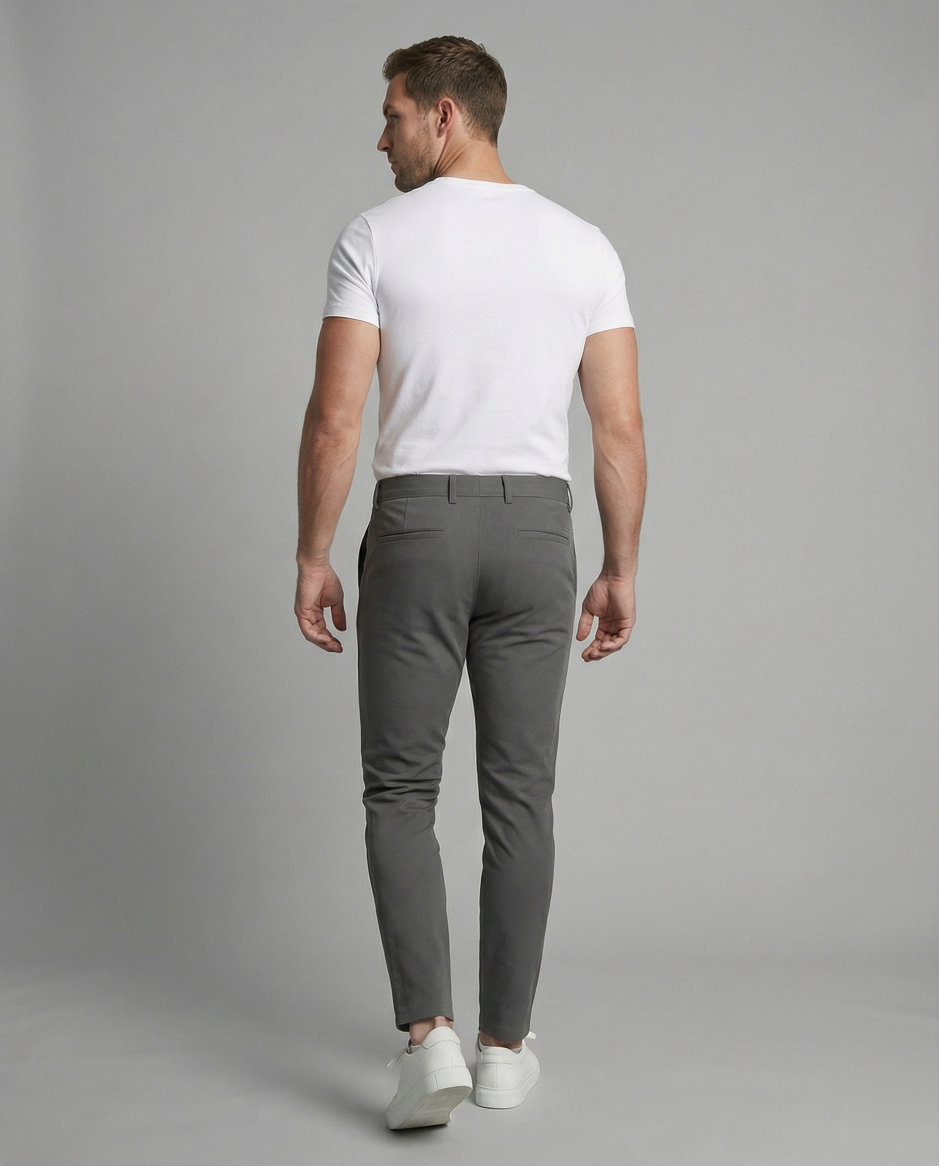 Men's Chino Pants Slim Fit Elastic