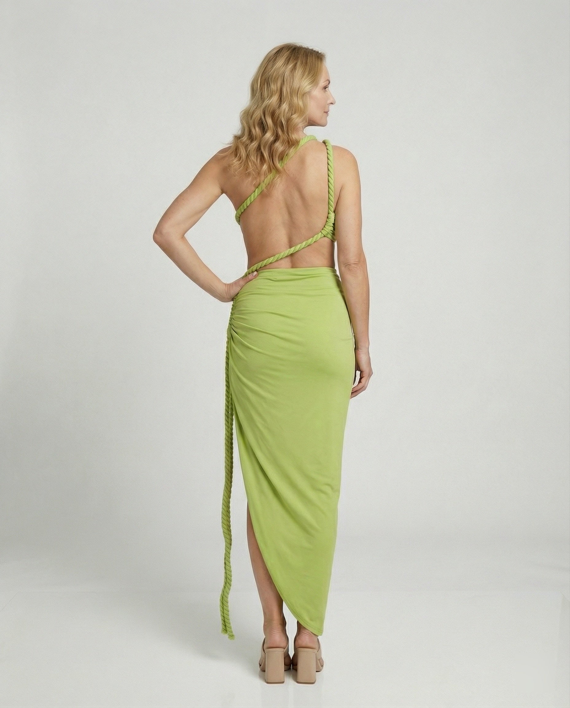Women's Two-Piece Evening Set with Maxi Skirt