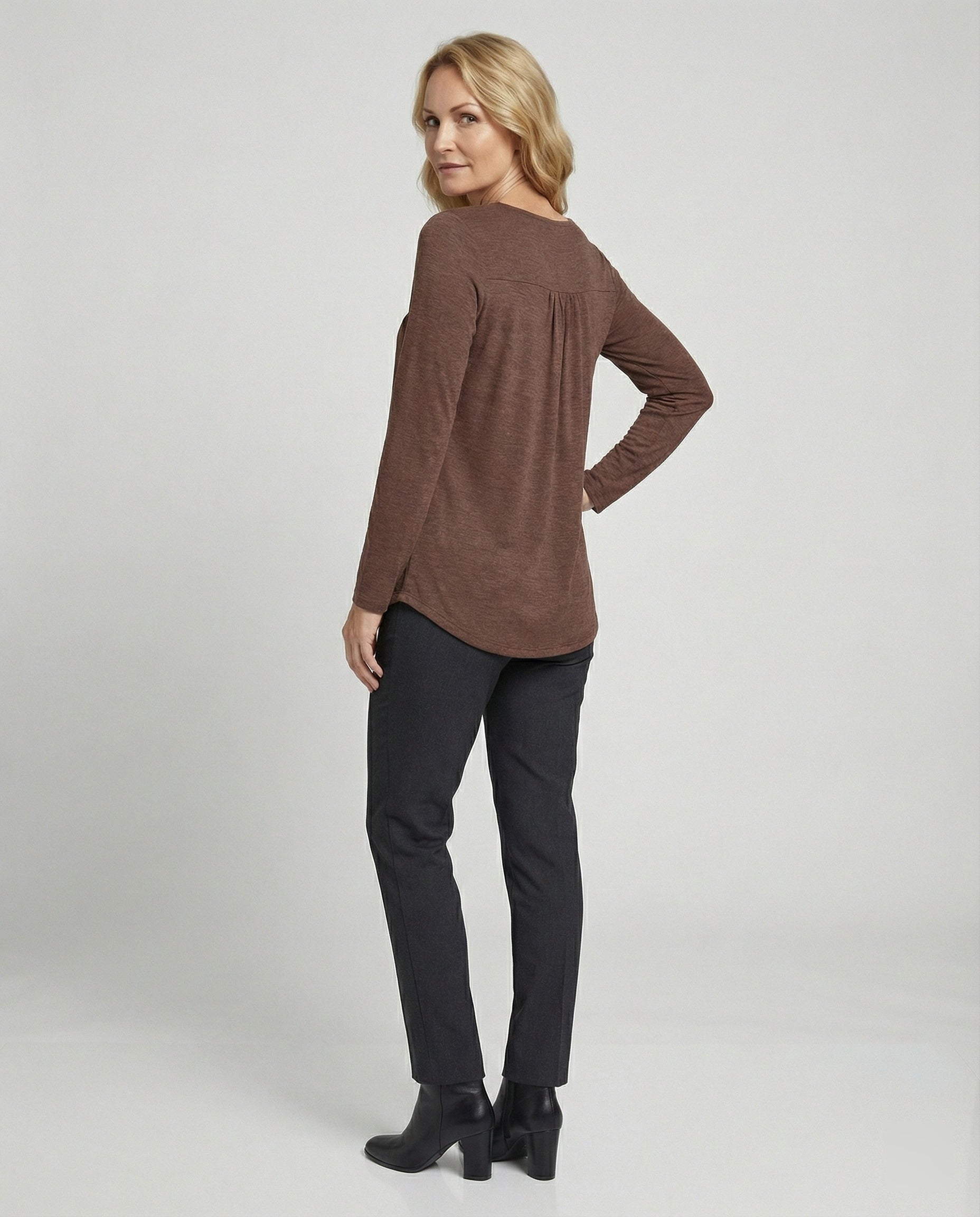 Women's Tunic Women's Long Sleeve Henley