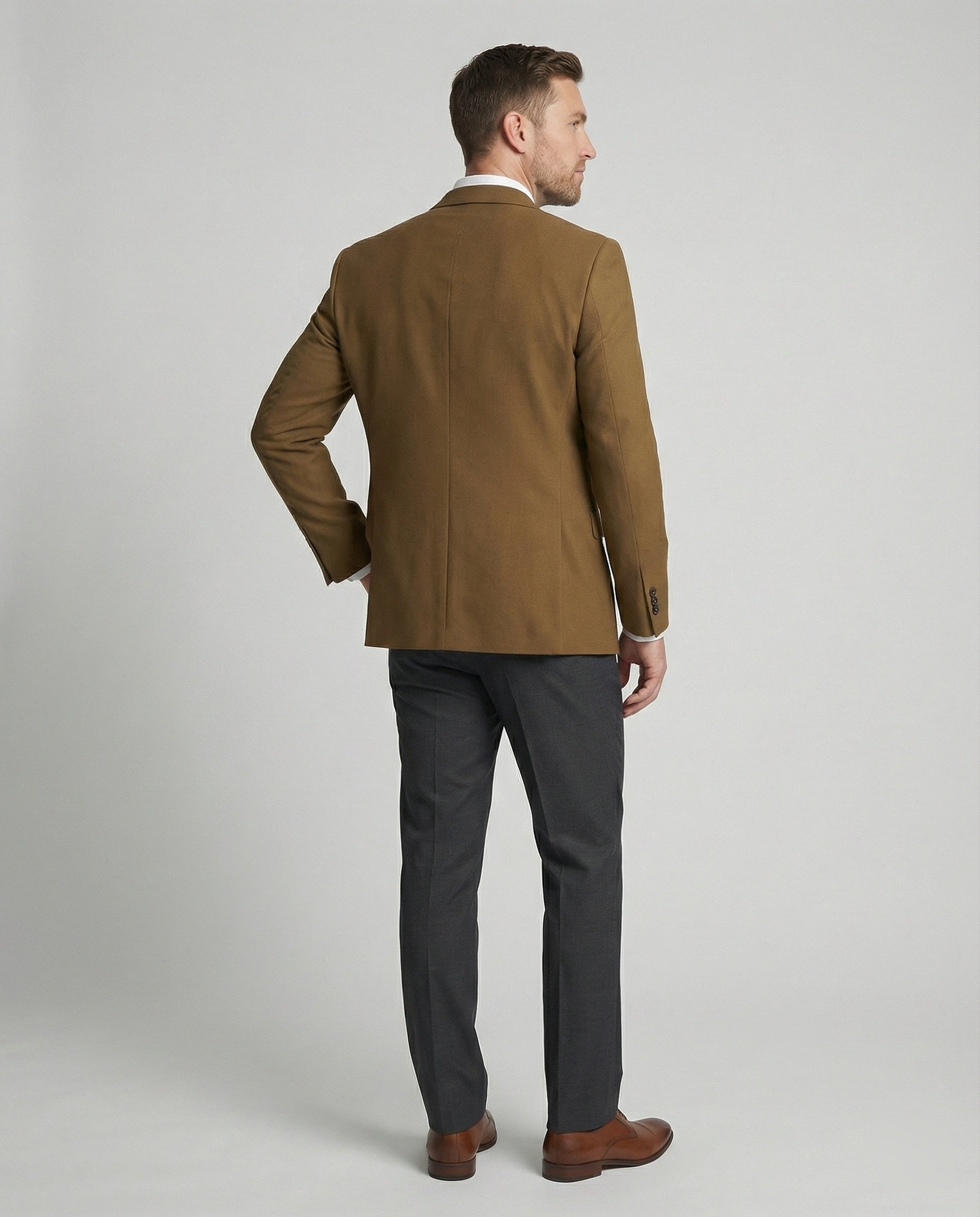 Men's blazer made of comfortable, breathable fabric – elegant men's blazer