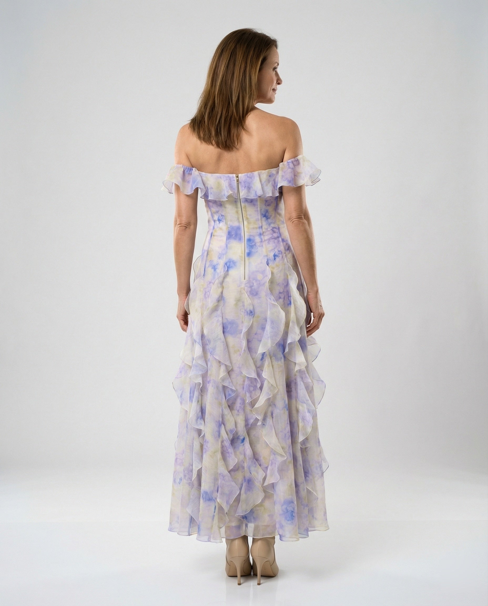 Women Corset Evening Dress Off-Shoulder
