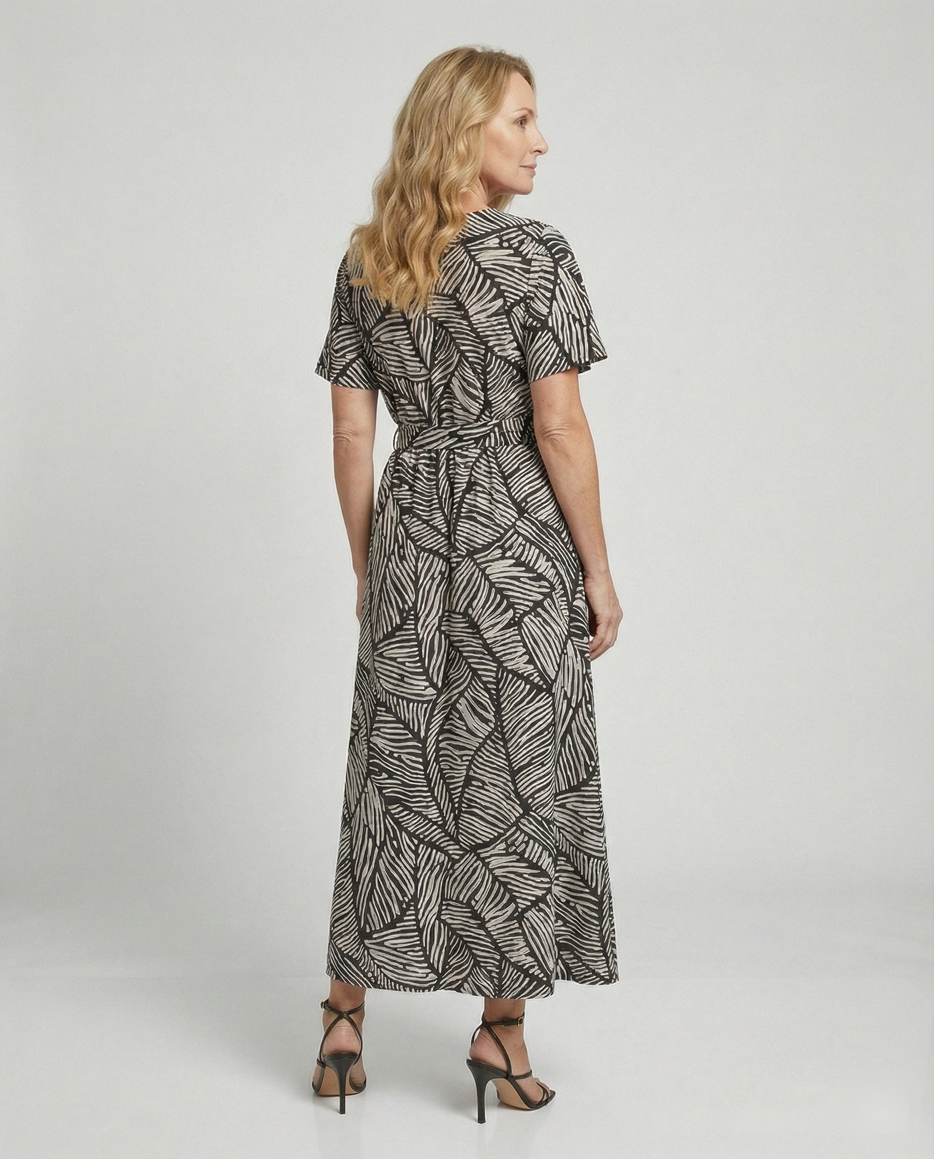 Maxi dress women Zebra print