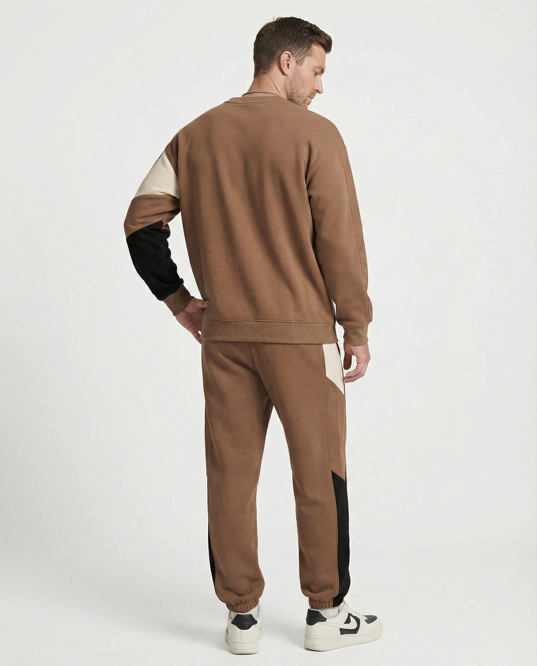 Men's Sweatset with Print and Jogging Pants