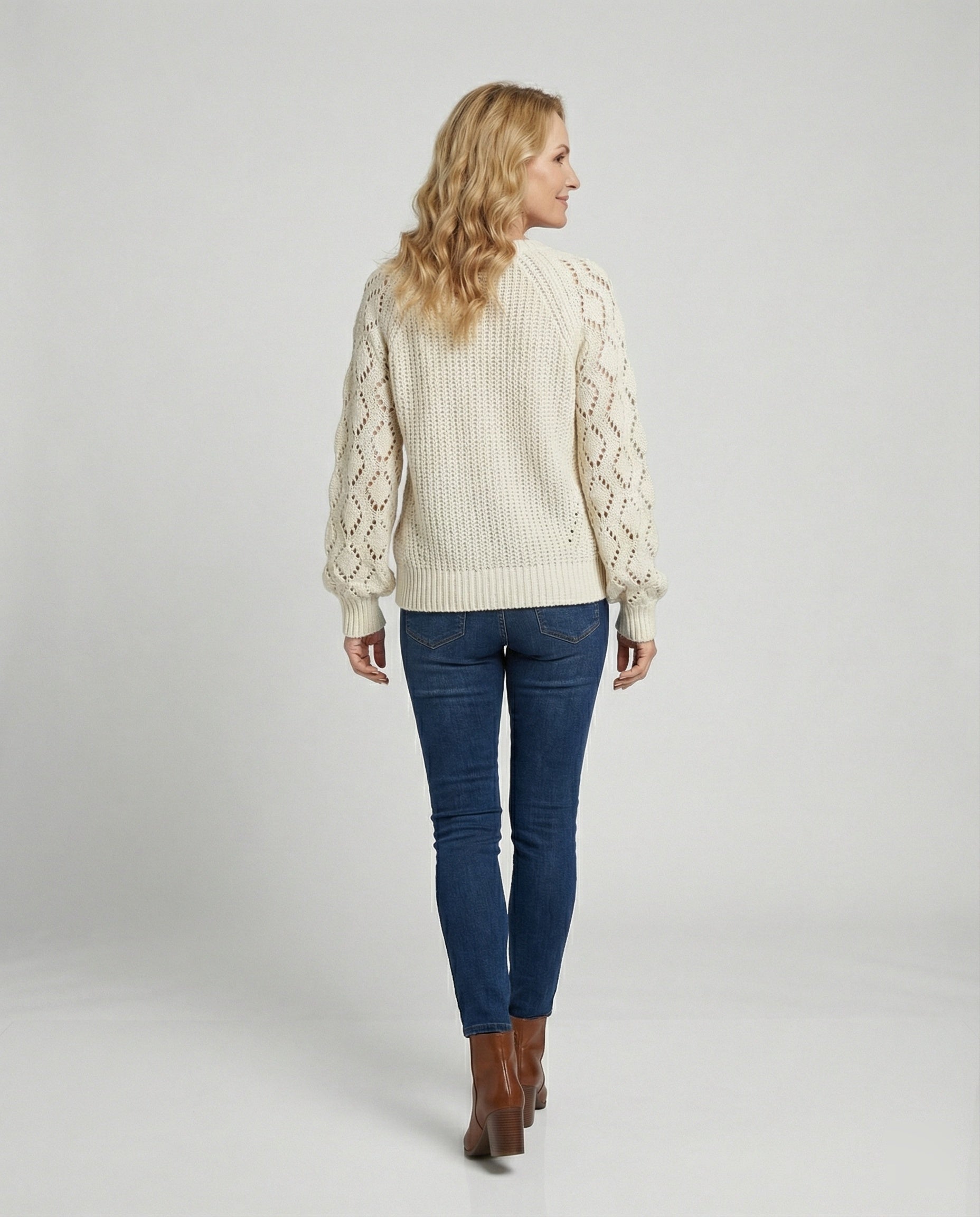 Women's Knit Sweater V Neck Loose