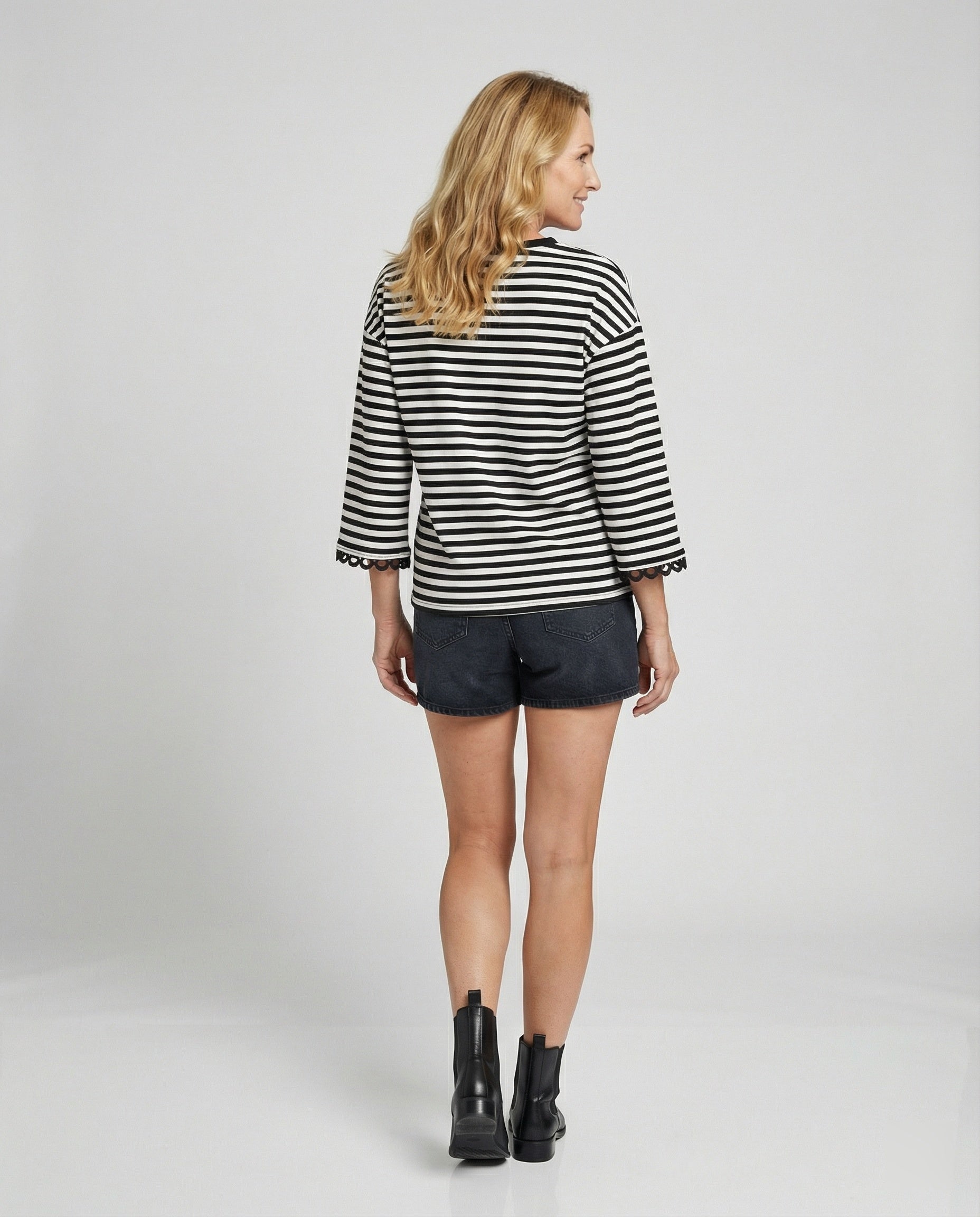 Knitted Sweater Women Oversize Maritime