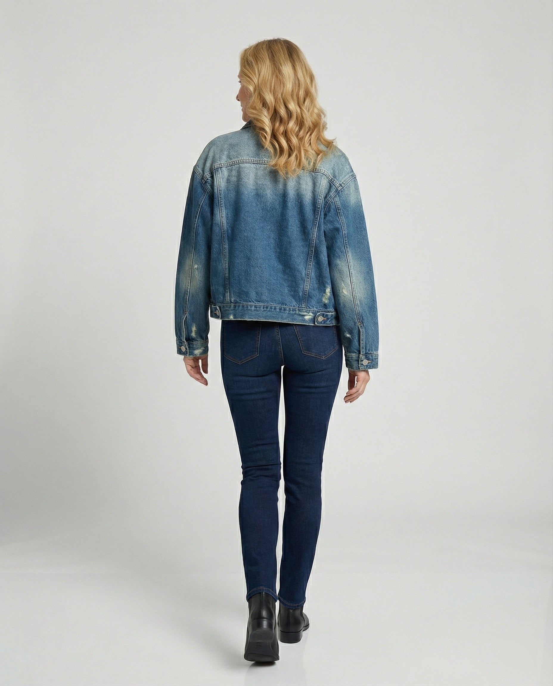 Women's Jeans Jacket Loose Used Look