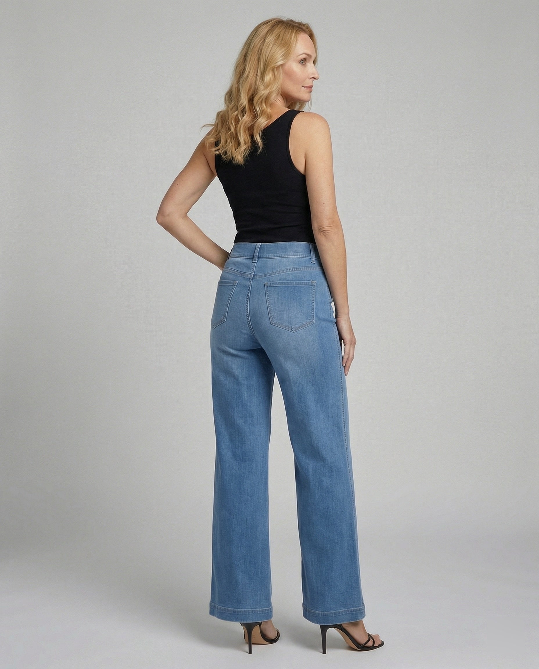 Women's Palazzo Jeans High Waist