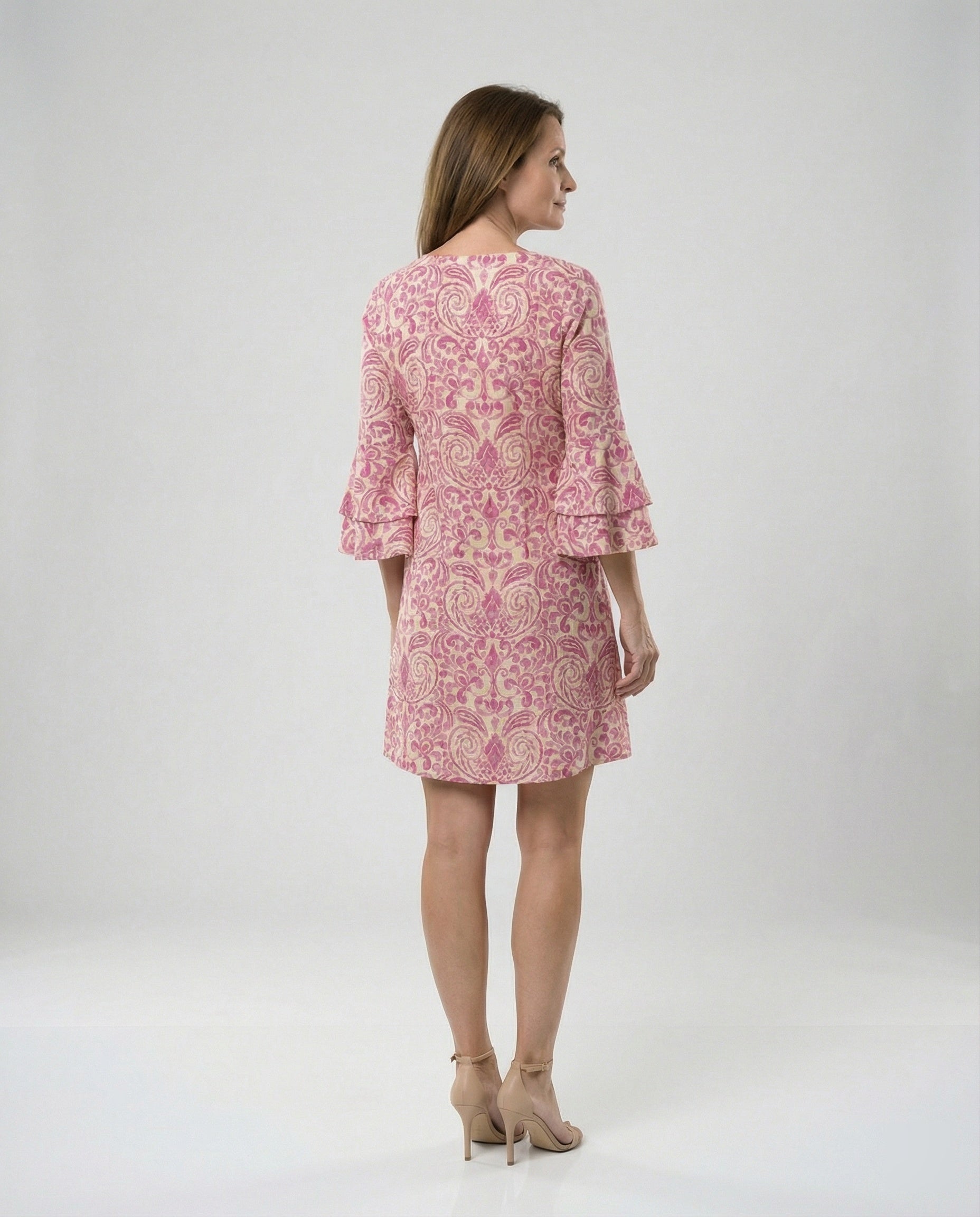 Ladies Floral Mini Dress Summer