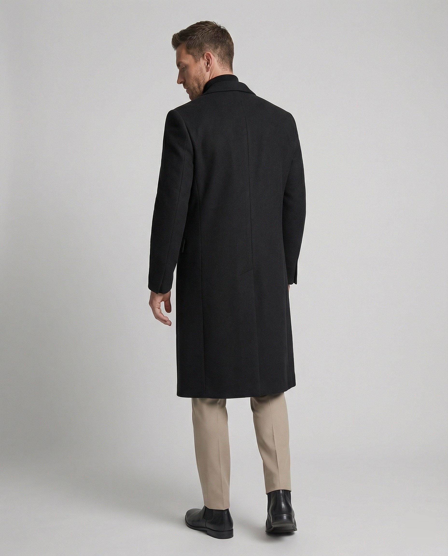 Men's elegant long coat