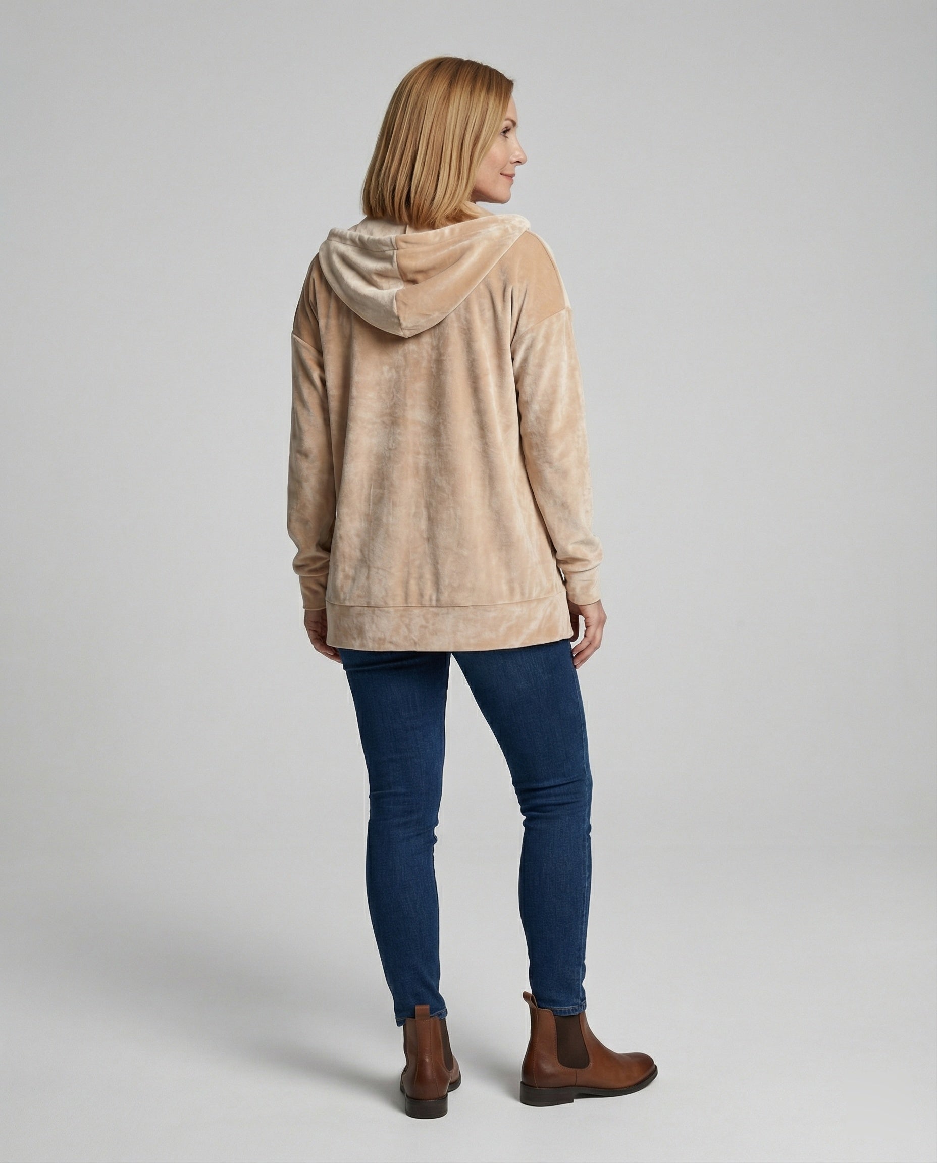 Leisurewear Women's Velour Hoodie