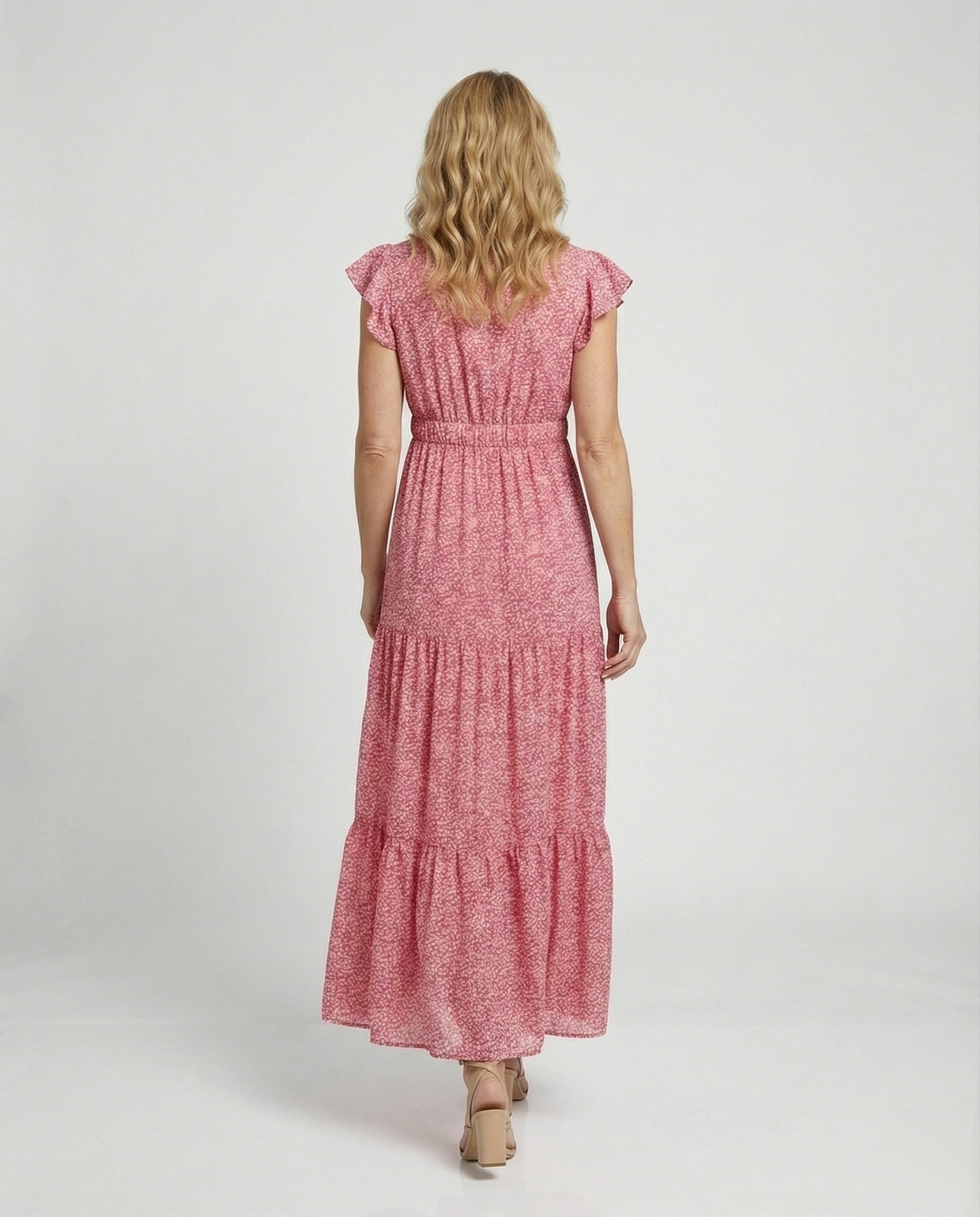 Women's Maxi Dress Summer Smocked Waist